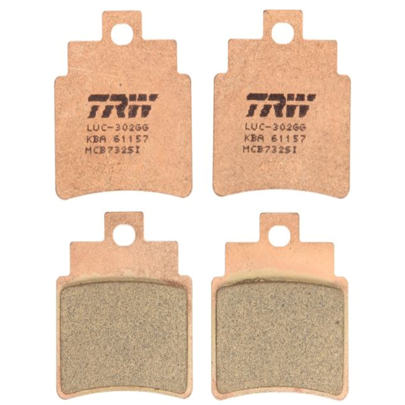 TRW MCB732SI Sintermetall Bremsbeläge Kymco Grand Dink KXR MXU 250 Maxxer 300 SYM GTS 125