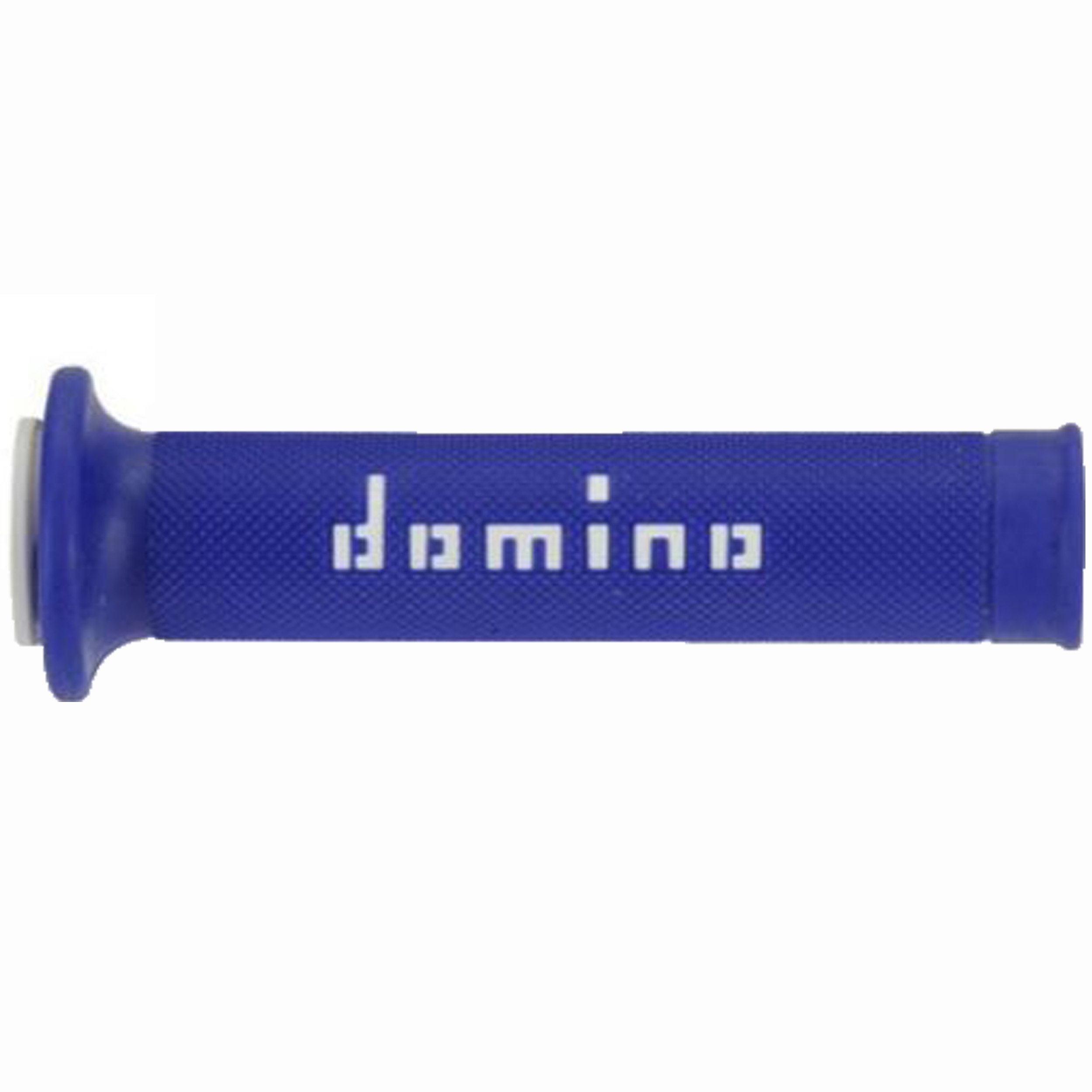 Domino A01041C4648B7-0 Zweikomponenten Griffgummi Paar blau/weiß Road Racing 120 mm