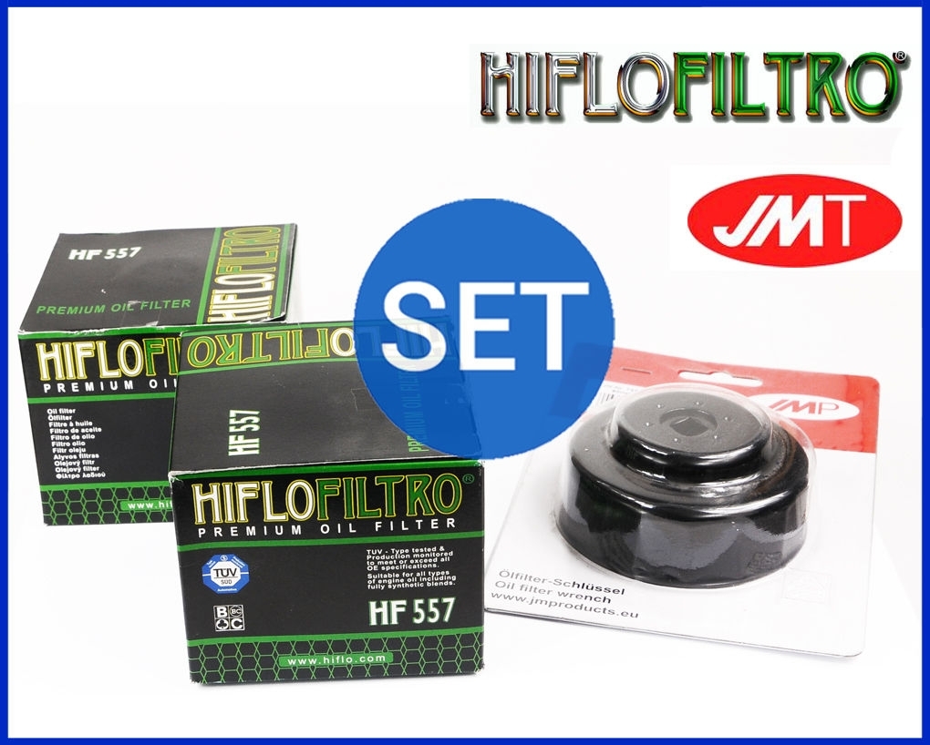 Set 2x Ölfilter + 1x Ölfilterschlüssel