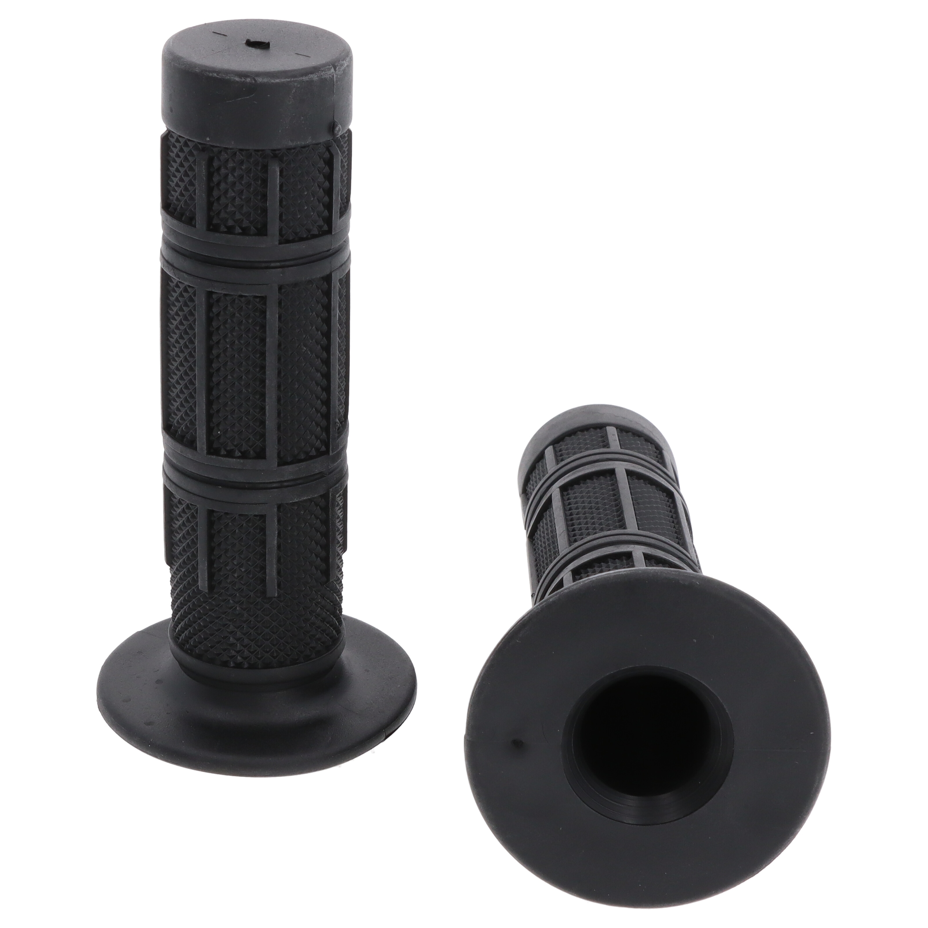 Motorrad Griffgummi-Paar 22/25mm schwarz 7/8 Zoll Lenker 124 mm Motorrad Roller Griffe