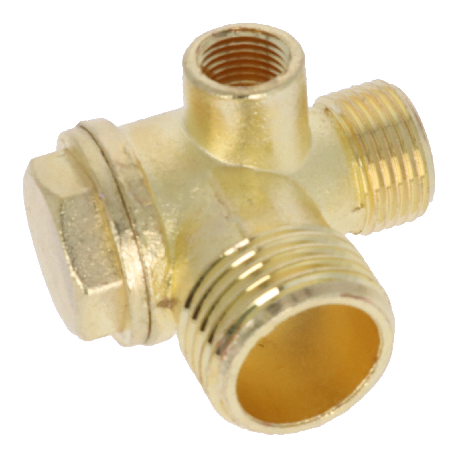 Rückschlagventil für Kompressoren 1/4" 3/8" 1/2" Kompressorventil Messing