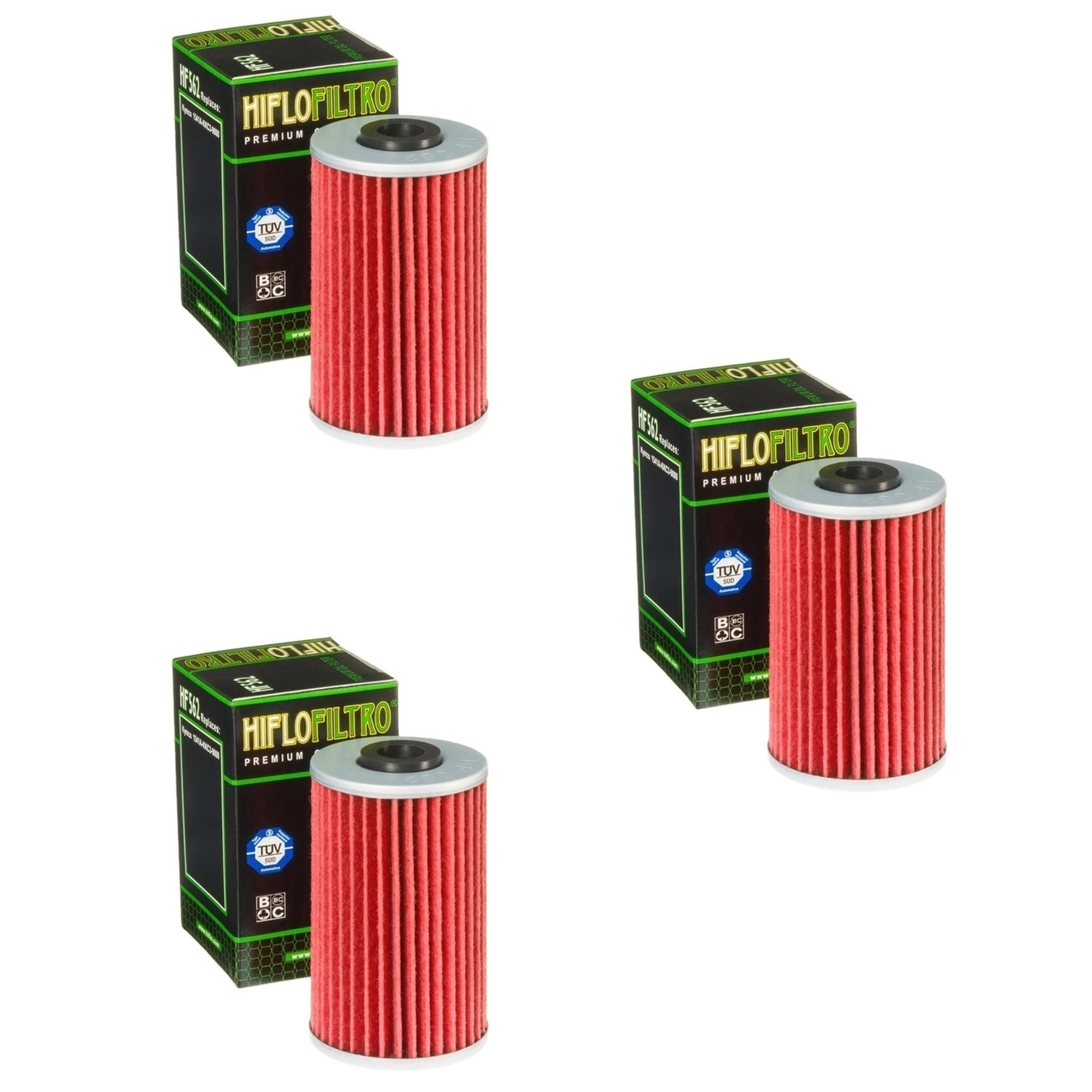 3x Hiflo Ölfilter HF562 für Kymco Grand Dink 200 150 125 i S Yager 125 GT 200 GT