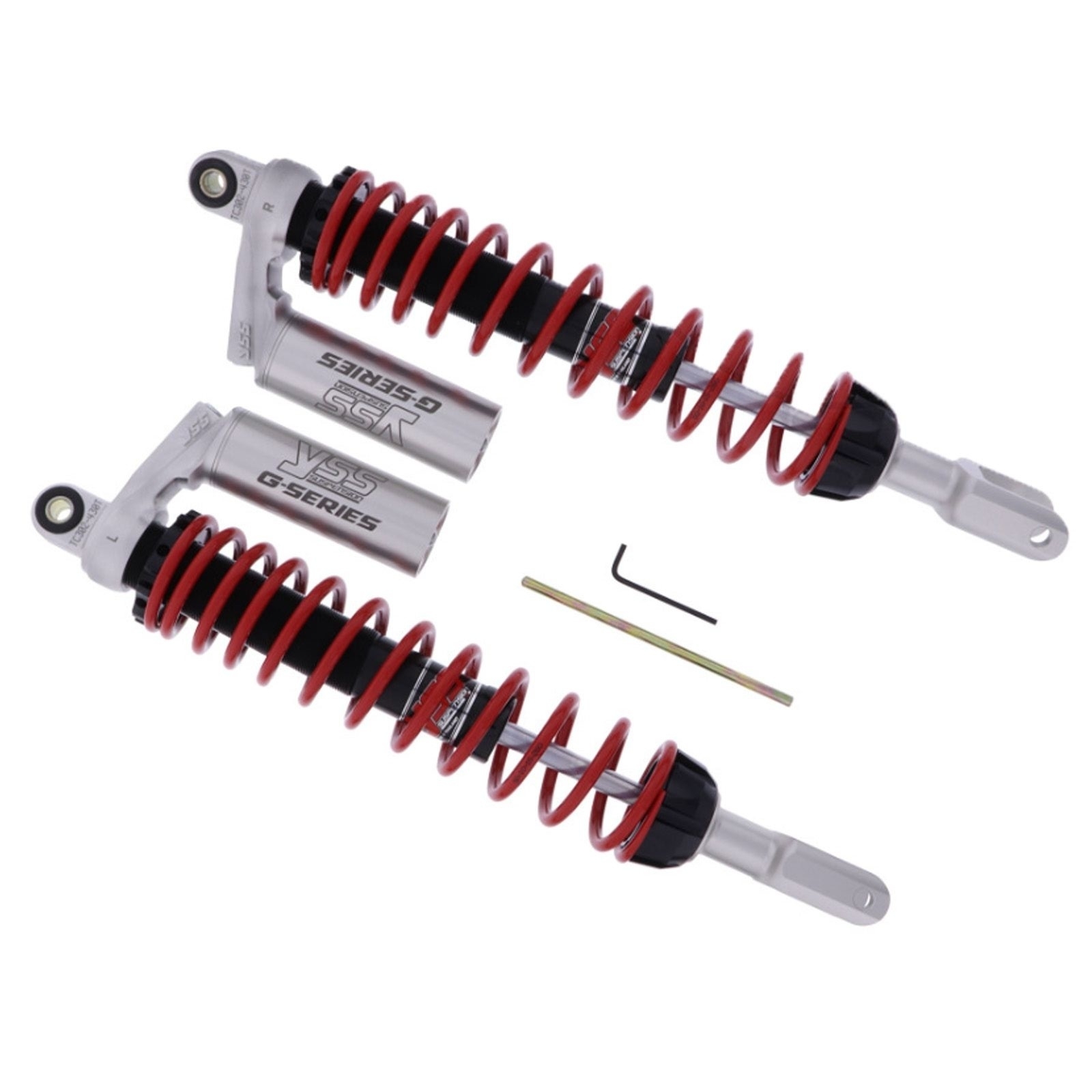 YSS TC302-430T-01-858 Stoßdämpfer Federbeine hinten für Honda Forza NSS 300 A ABS 2018-24 NF08A NF10A
