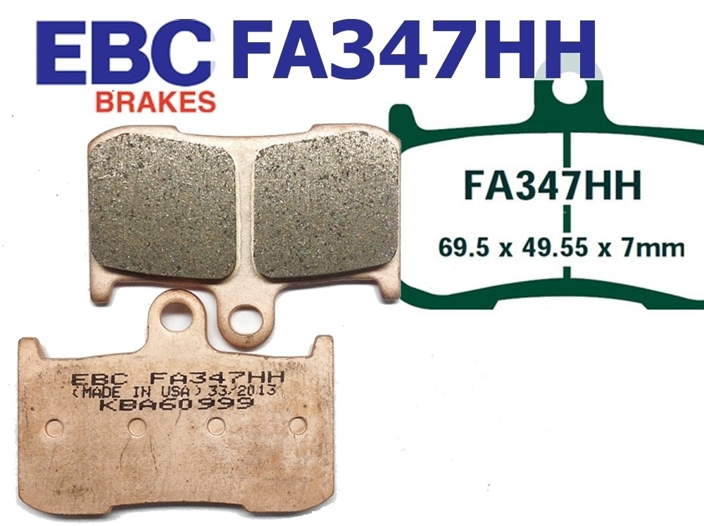 EBC FA347HH Bremsbeläge vorne für Kawasaki ZX-9R Z 1000 800 Triumph 1050 675 Suzuki GSX 1300