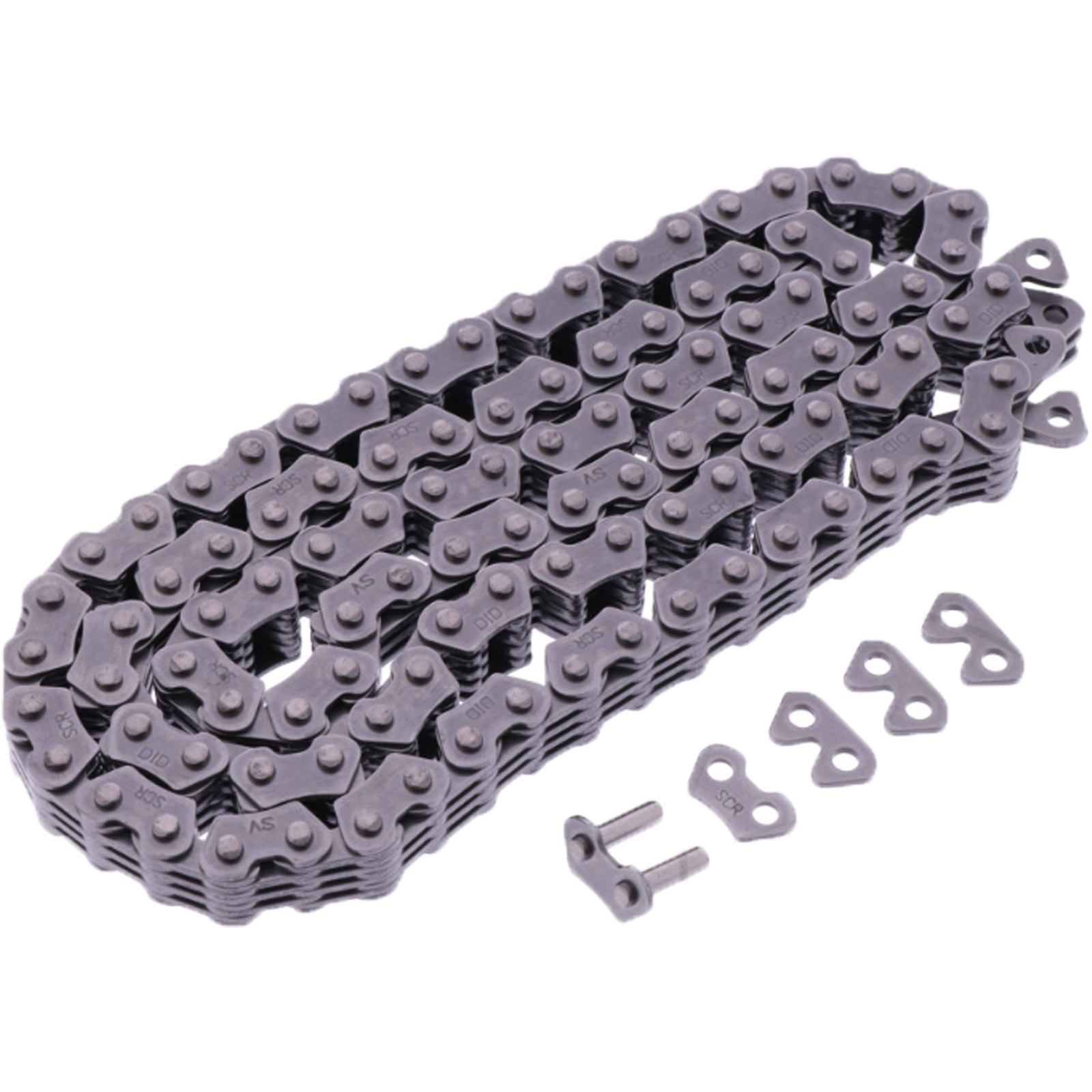 DID SCR0412 SV/104 Steuerkette für Honda CRF250 KTM EXC-F SX-F 450 Husqvarna FC FE 450 offen + Schloss
