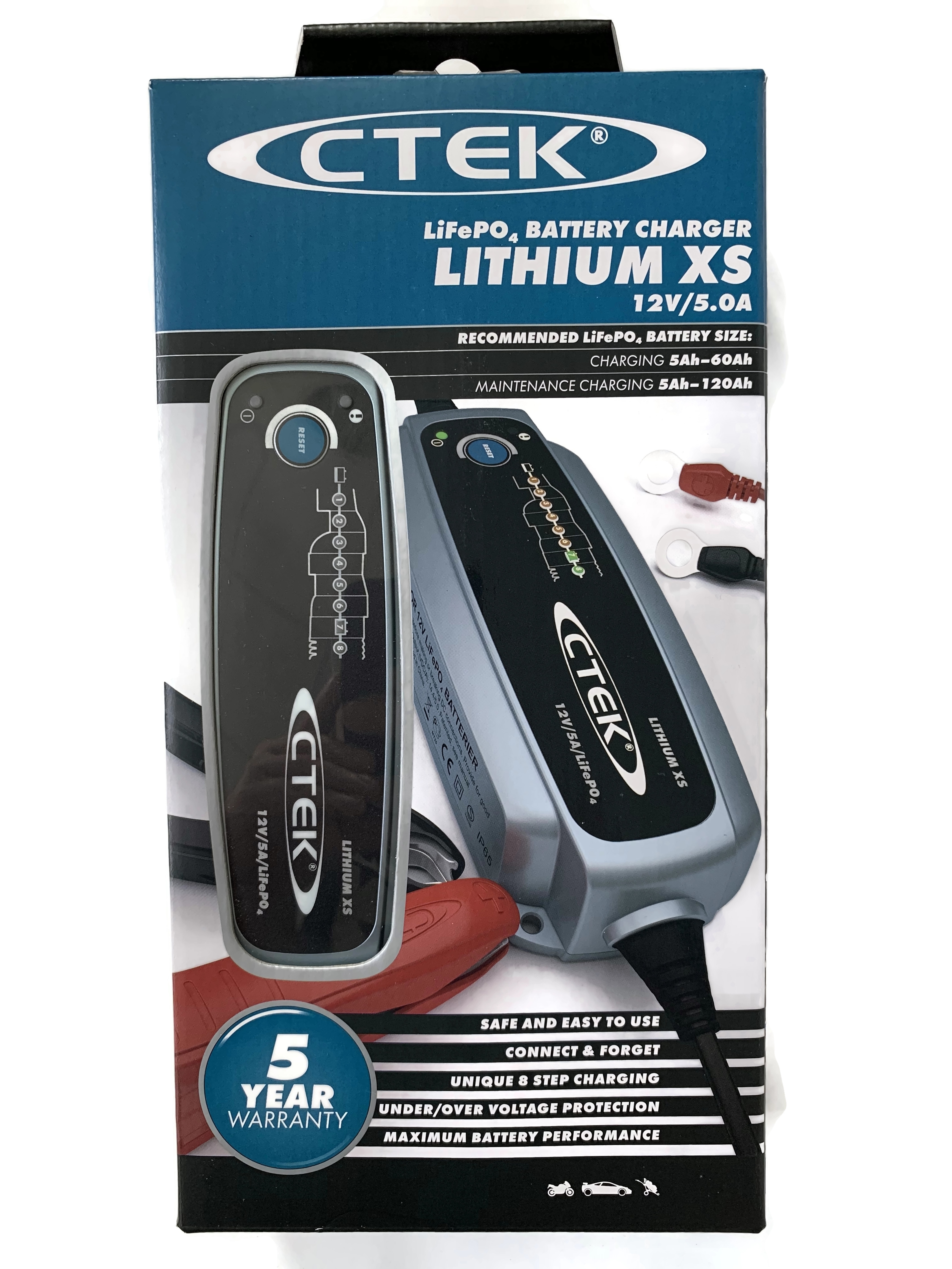 CTEK Lithium XS BATTERIE LADEGERÄT  12V 5,0A