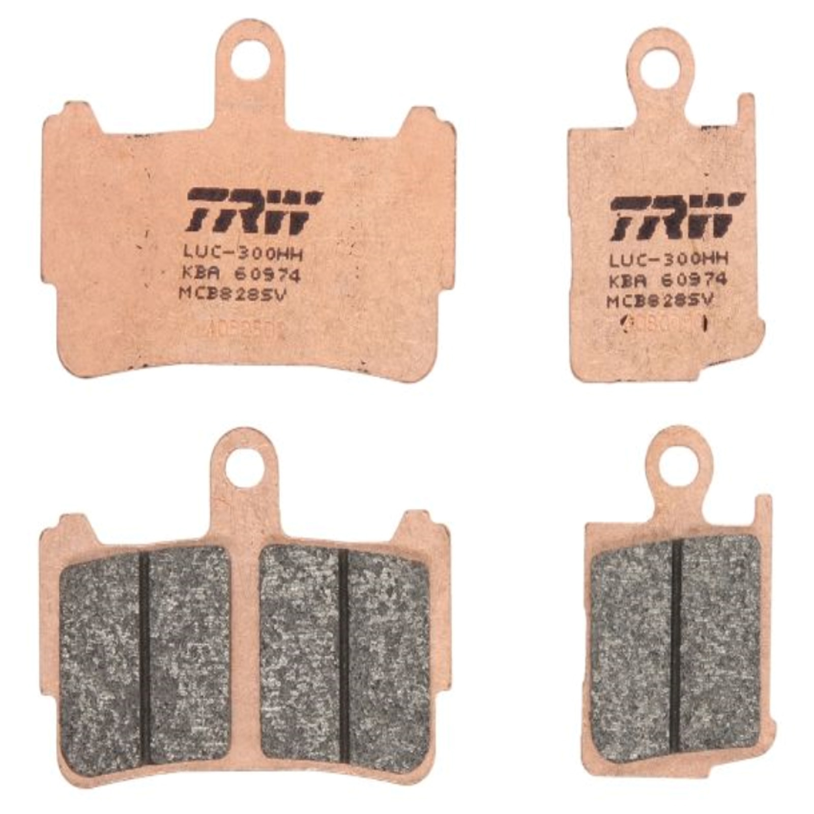 TRW MCB828SV Sintermetall Bremsbeläge vorne für Honda VFR1200 F SC63A FD DCT SC63C 2010-2016