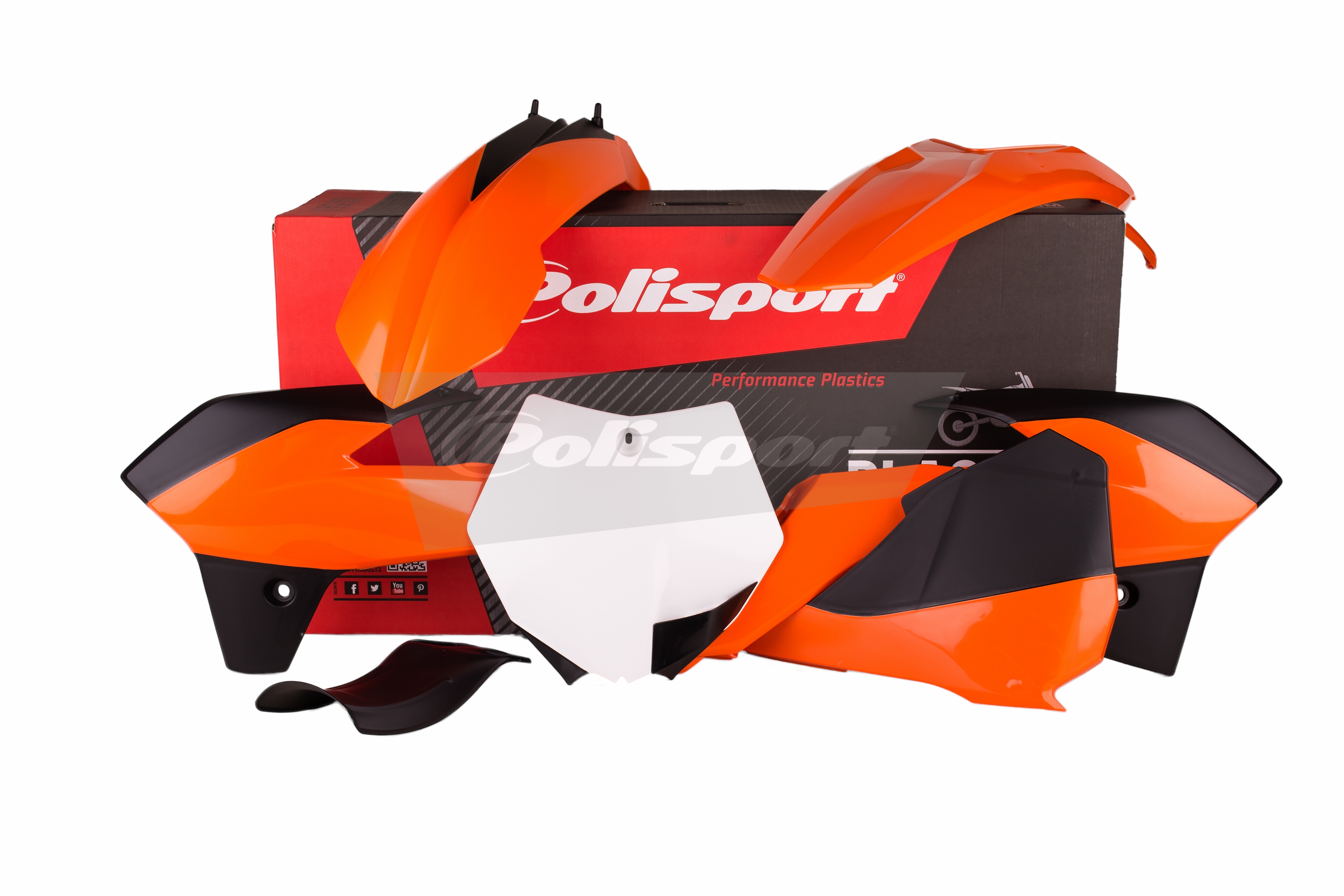 Polisport Verkleidungskit ORANGE 90555
