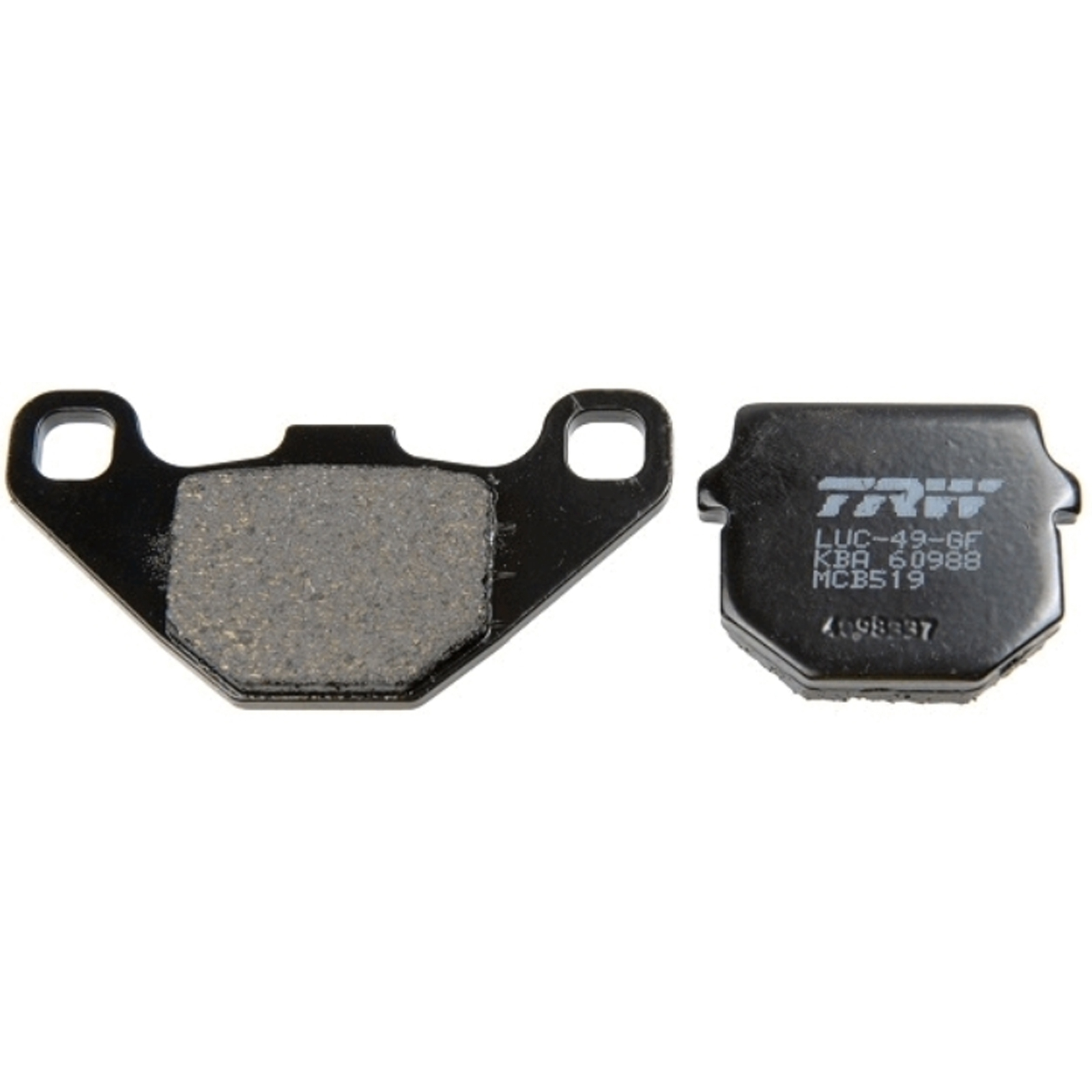 TRW MCB519 Bremsbeläge für Peugeot Speedfight Kisbee Sky Aprilia Ering Keeway Sachs Kawasaki TGB