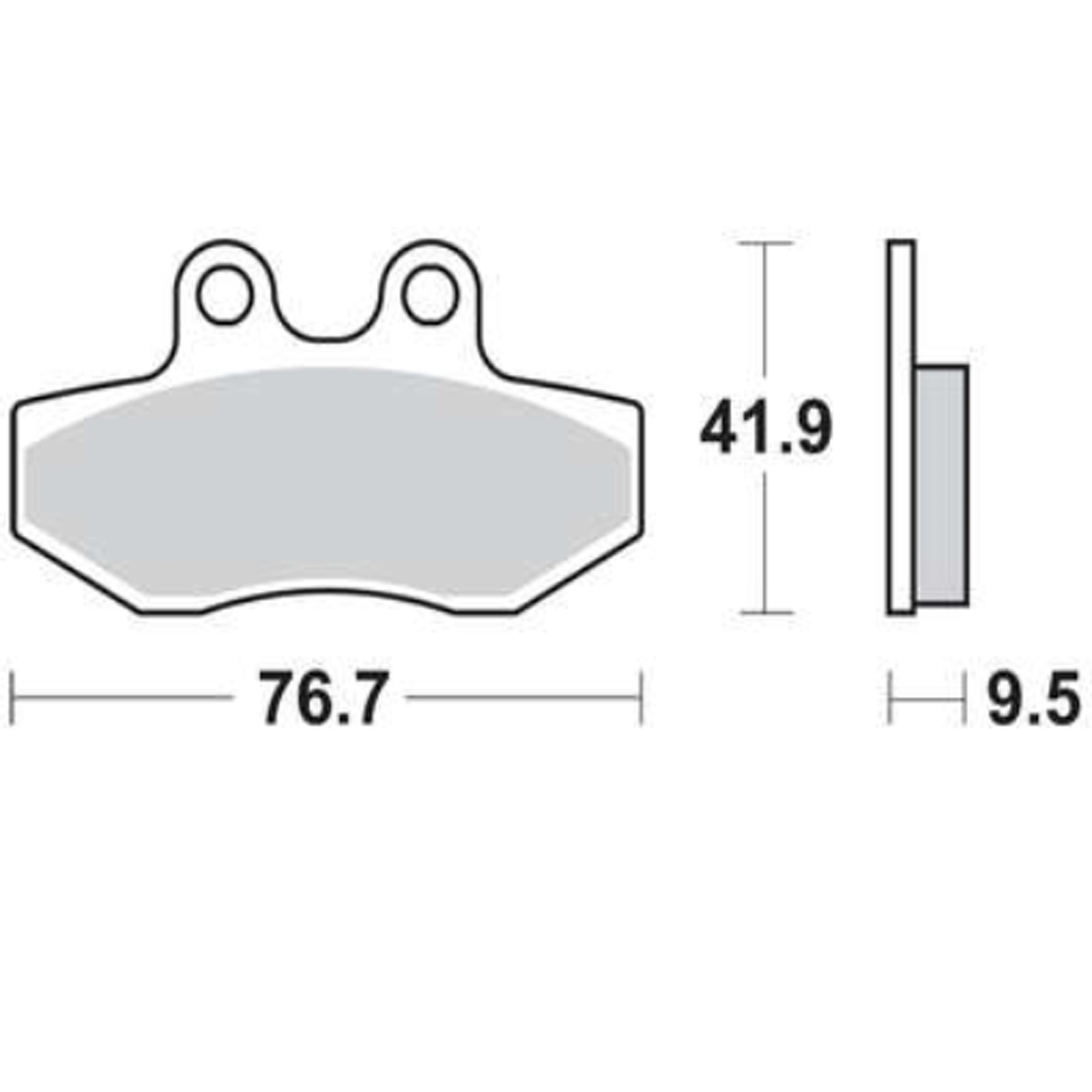 TRW MCB774 Bremsbeläge vorne für Yamaha XC125 X Cygnus NXC 4P9 5ML 2004-2016 MBK XC