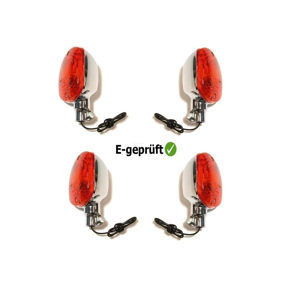 Blinker Komplettsatz für Kawasaki Z 250 400 440 500 550 650 750 1000 1100ST