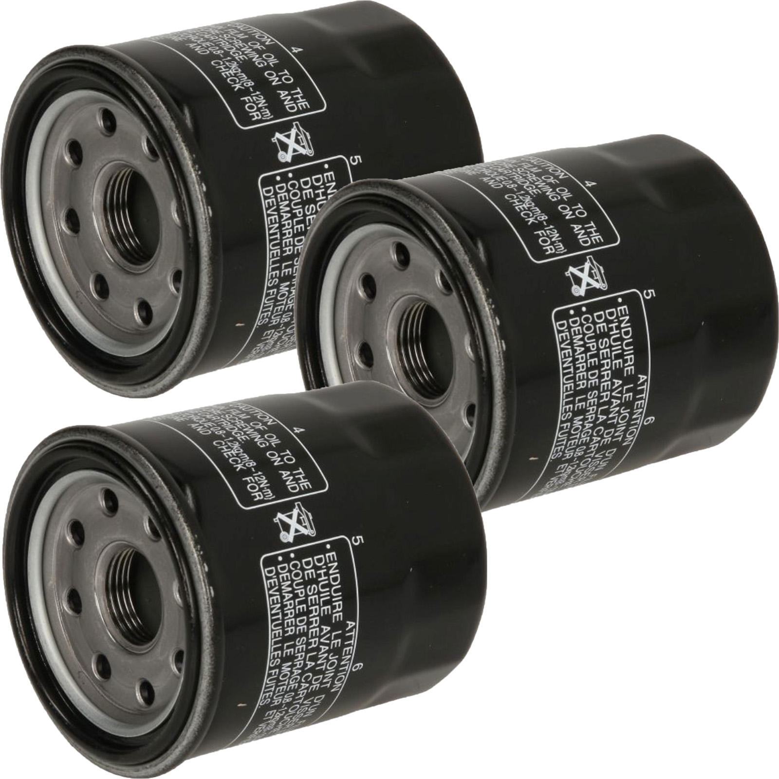 3x Hiflo HF156 Ölfilter für KTM Duke 620 640 Adventure LC4 640 EGS LC4-E 640 EXC 400 620 660