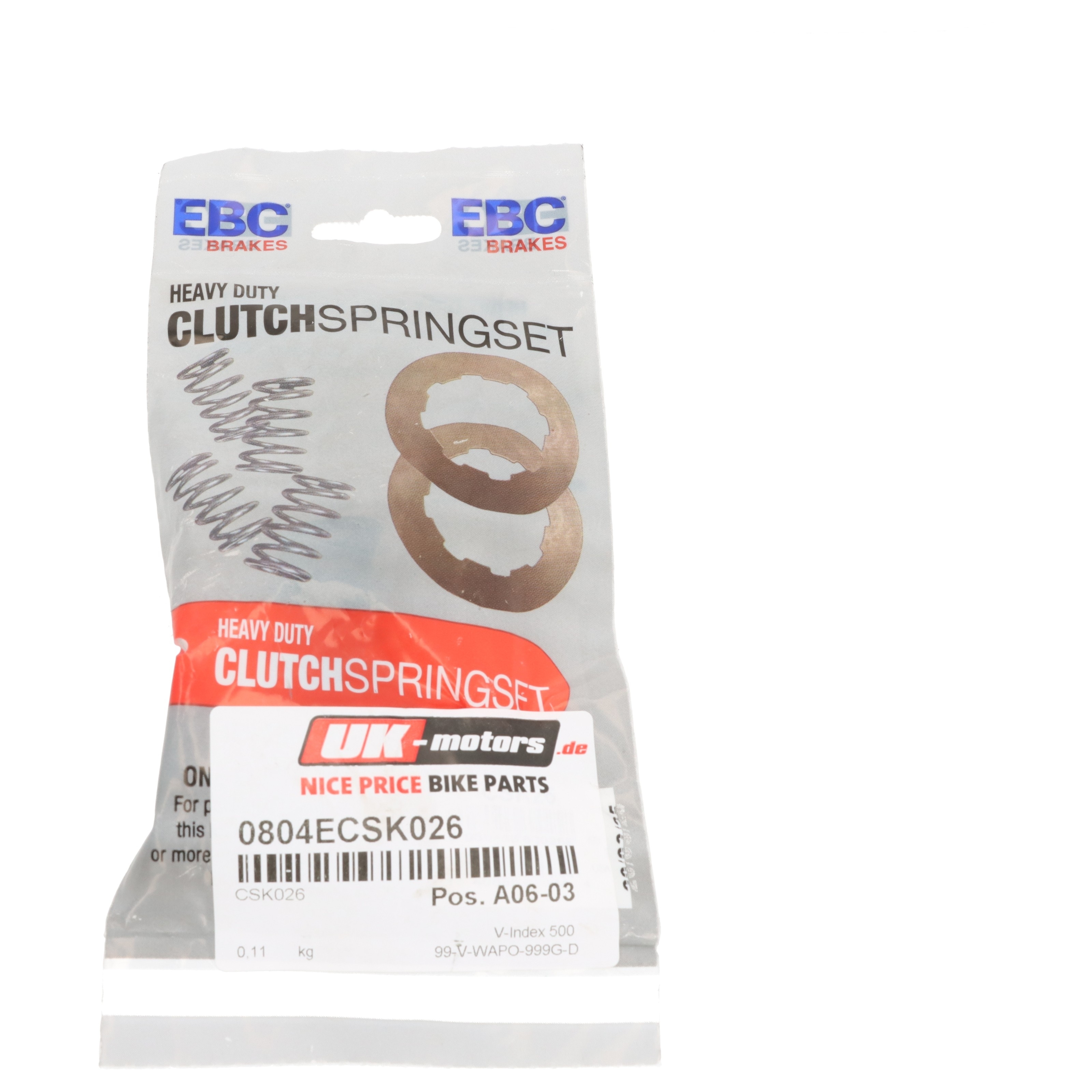 EBC CSK026 Kupplungsfedern für Honda CBX550 DR GSX600 750 GSX-R 1000 Satz verstärkt 4 St.