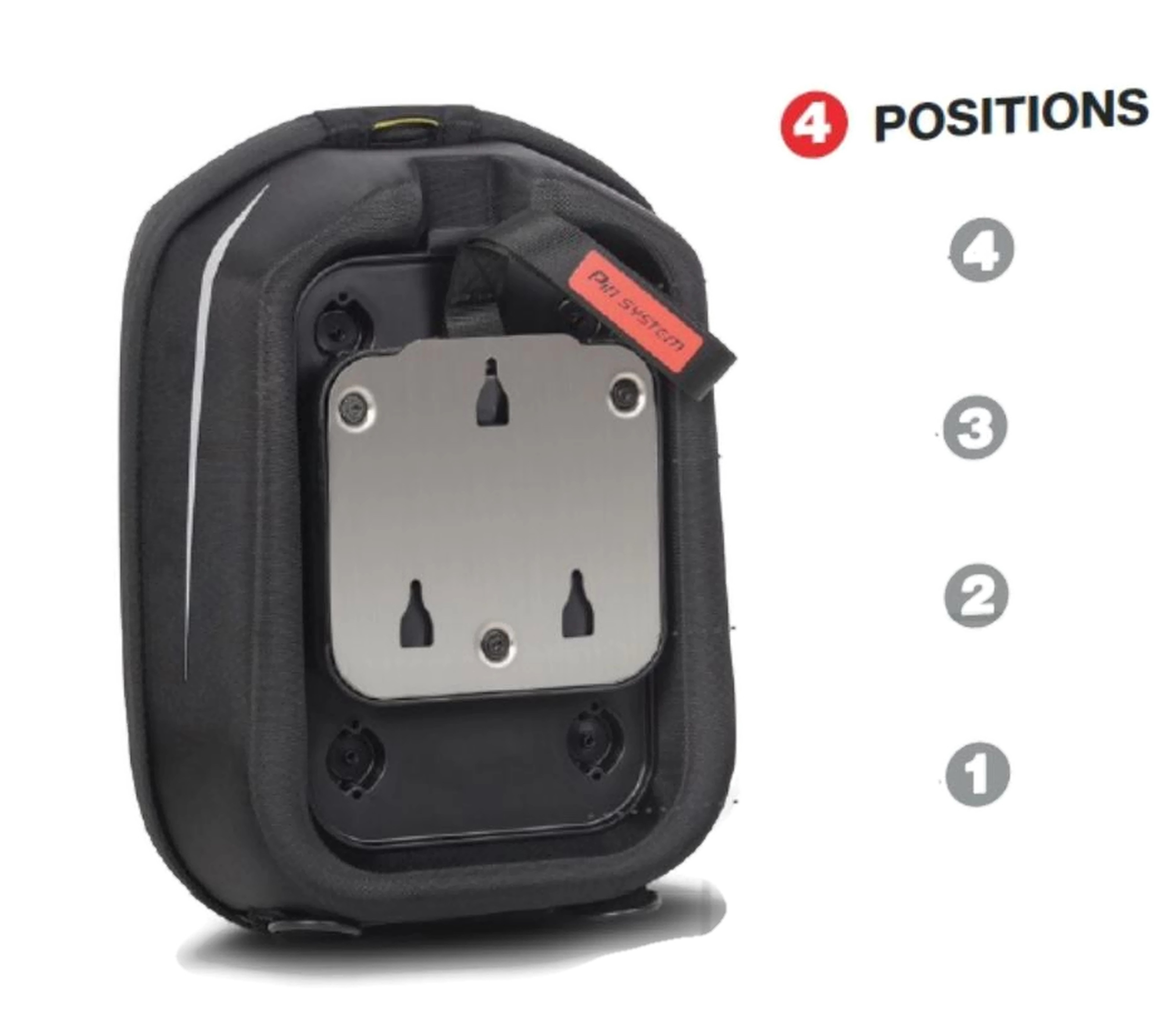 Shad X0SE10P Tankrucksack 5 Liter schwarz für Pin System Gepäck Tasche