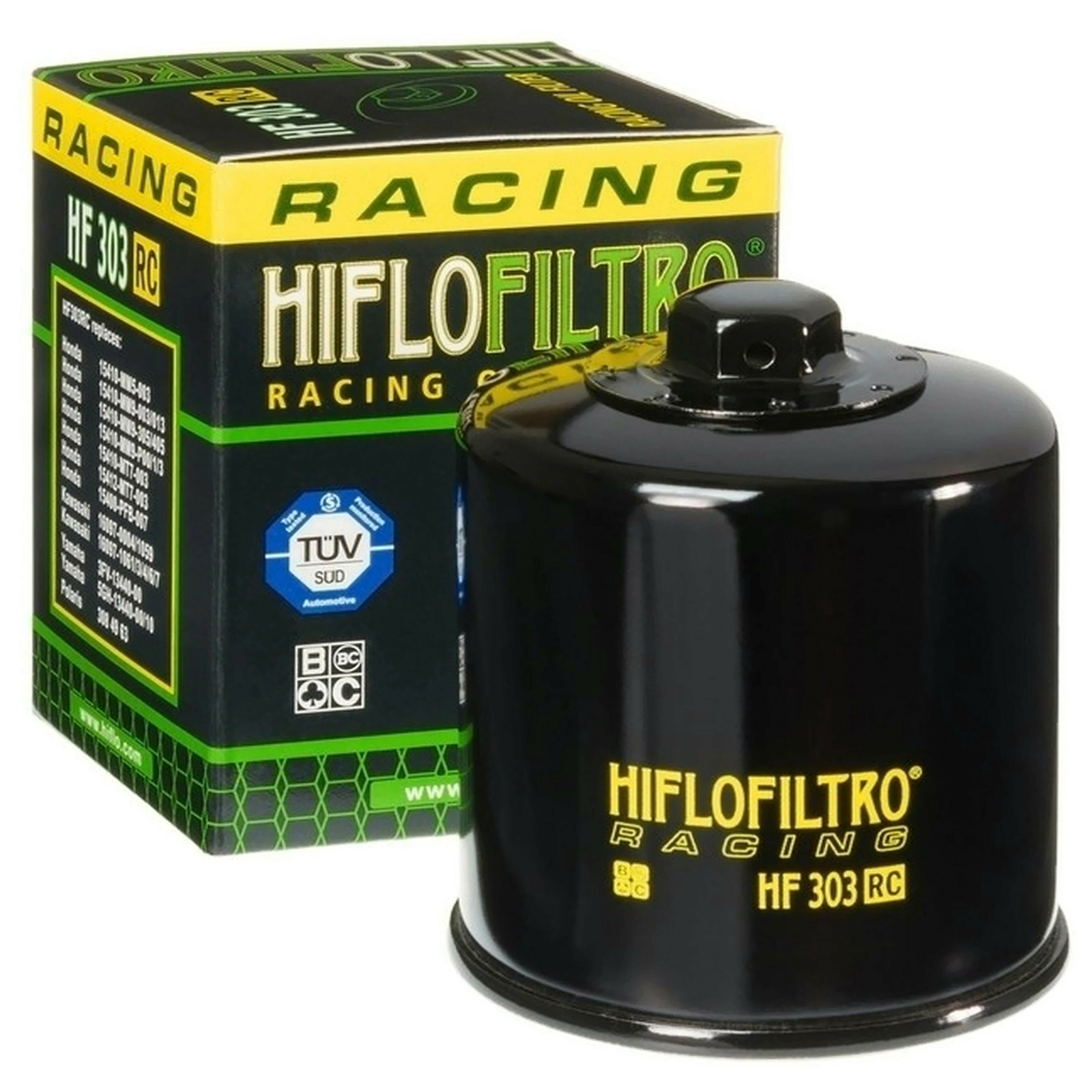 Hiflo HF303RC Racing Ölfilter für Honda CB CBR Yamaha FZR XJ Kawasaki ER6 KLE Polaris