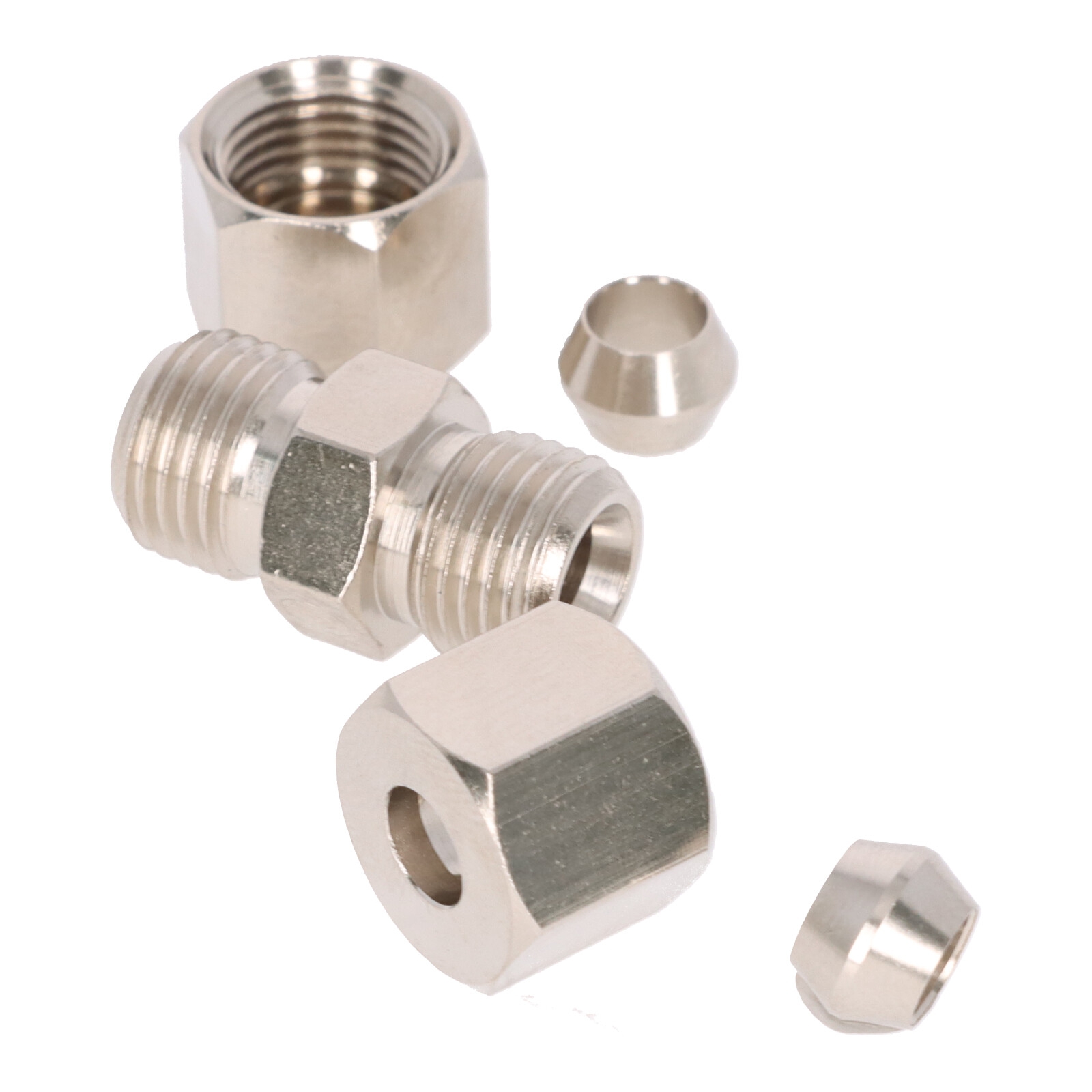 Quickbrake QBSTT5.0 Bremsleitungsverbinder Schnellverbinder 5mm einschraubbar ohne bördeln