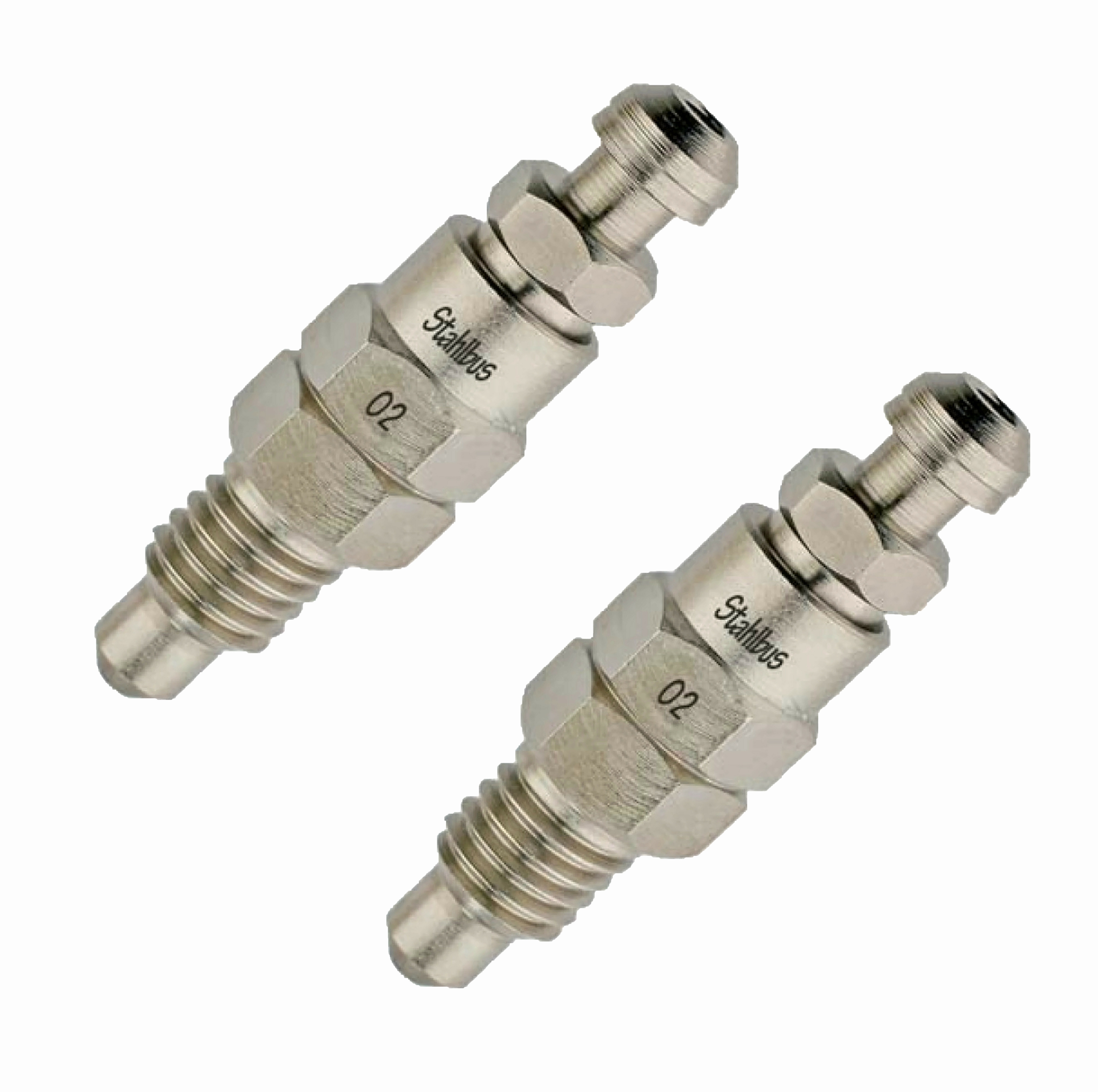 SB-110314 2x stahlbus Schnell-Entlüfterschraube M8x1.25x13.5mm mit integriertem Entlüftungsventil