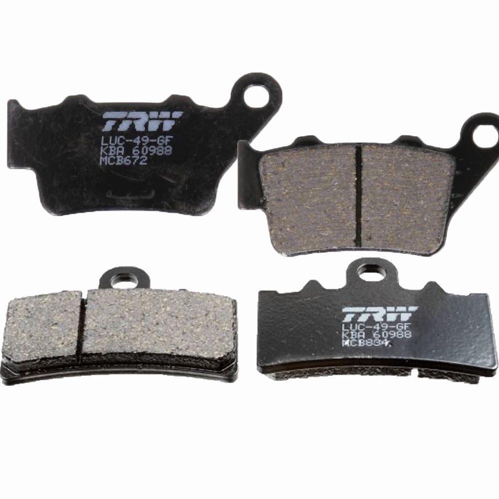 TRW Offroad Bremsbelagsatz für KTM 125 Duke 2011 - 2012 vorne+hinten