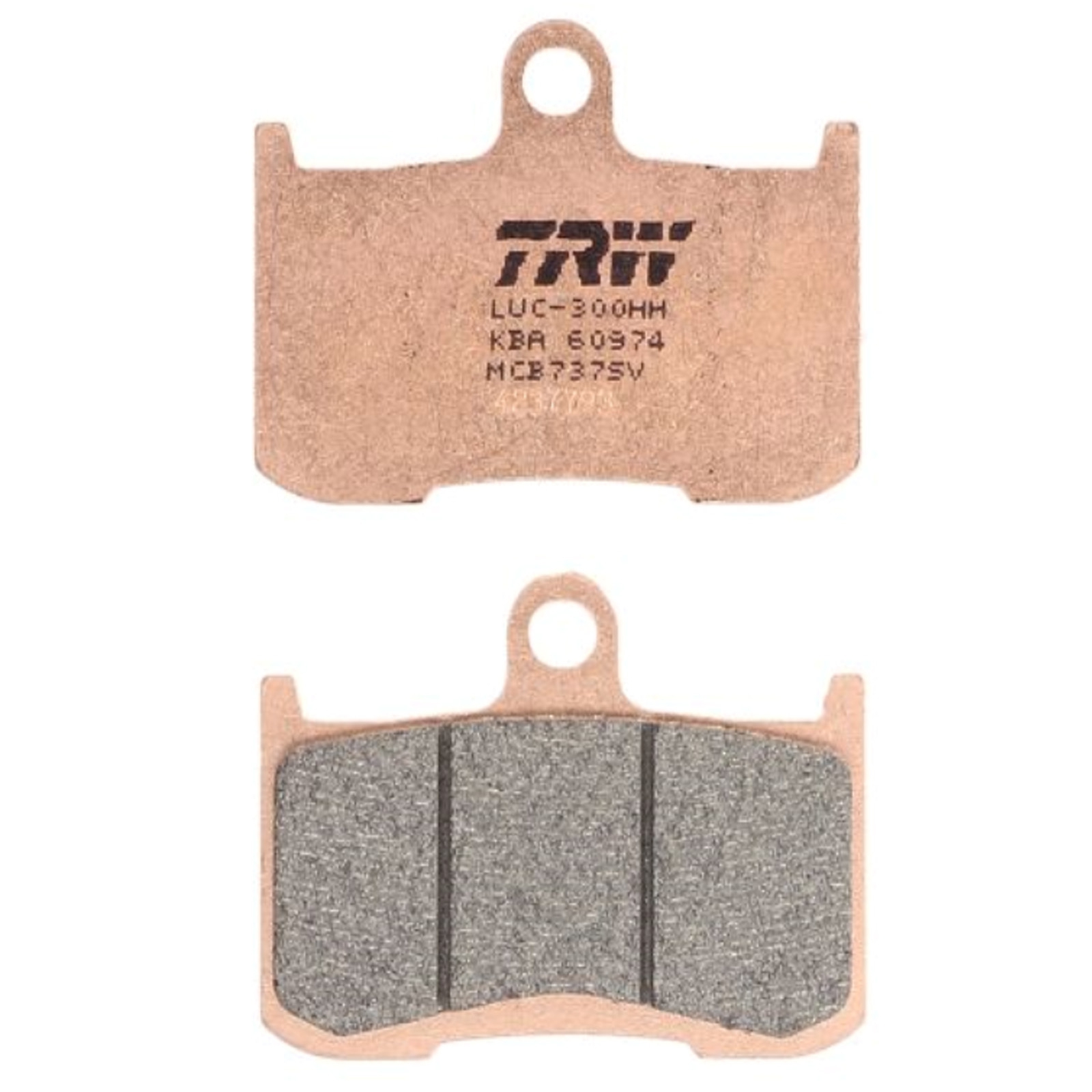 TRW MCB737SV Sintermetall Bremsbelagsatz vorne für Kawasaki Z ZX-9R Suzuki GSX GSX-S Triumph Tiger