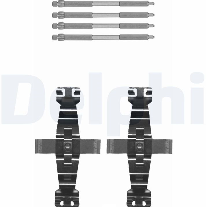Delphi LX0674 Bremsbelag Zubehörsatz Bremsklötze vorne für Audi A7 A6 C7 Porsche Macan