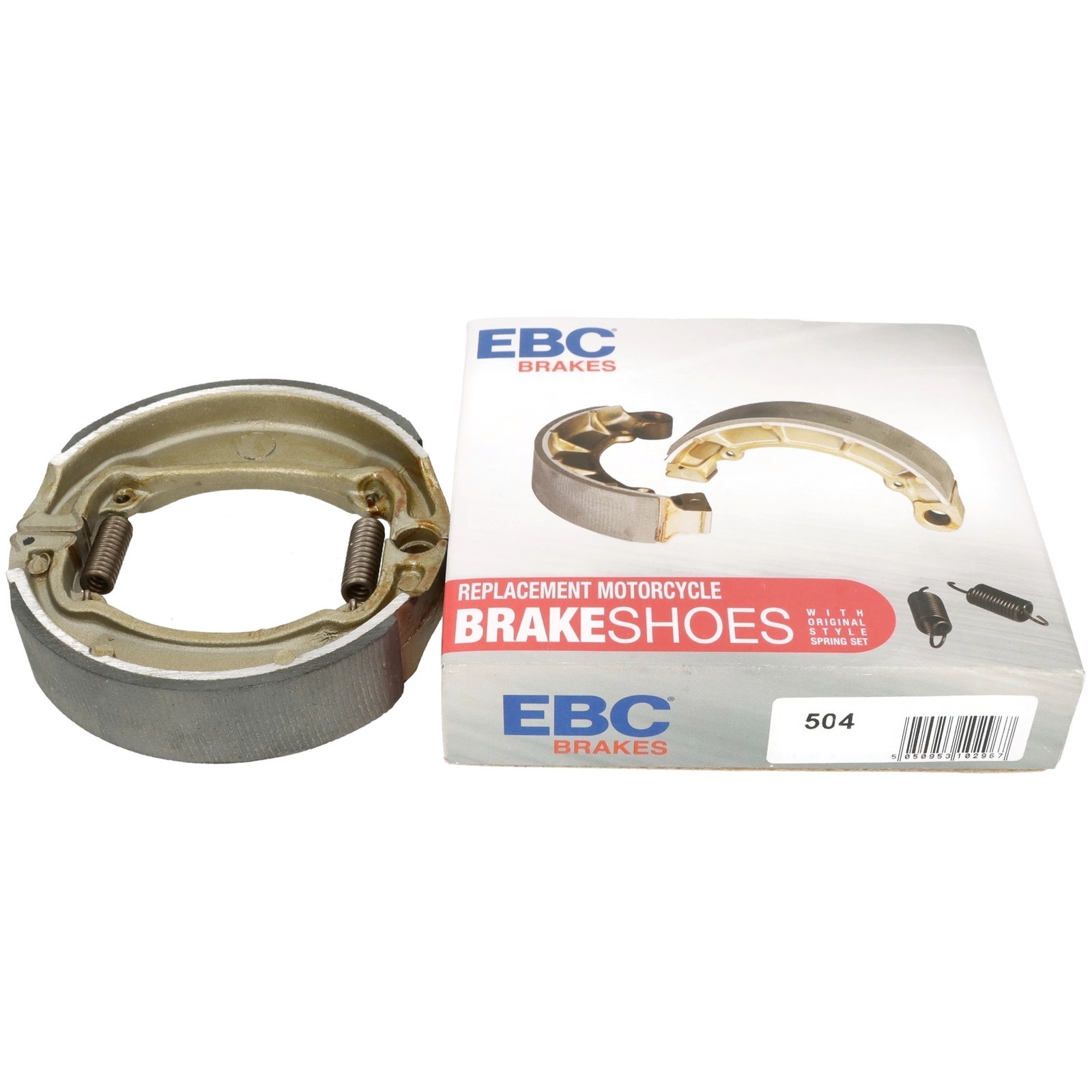 EBC Y504 Bremsbacken für Yamaha DT 50 1980-85 80 FS80 1981-84 FS1 50 DX 1977-80 CPI Popcorn 25 50 45