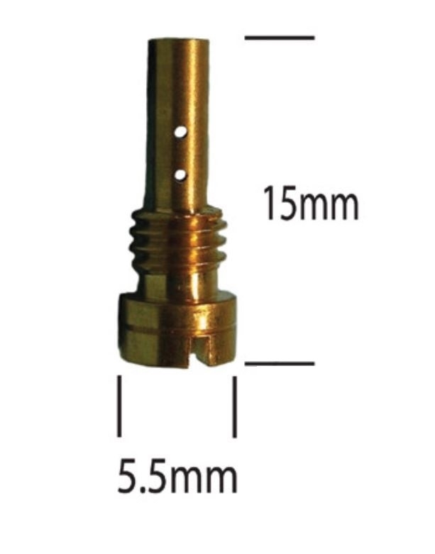 EBC Leerlaufdüse Größe 38 für Keihin Vergaser TYP N424-25B / EBC424-25-38