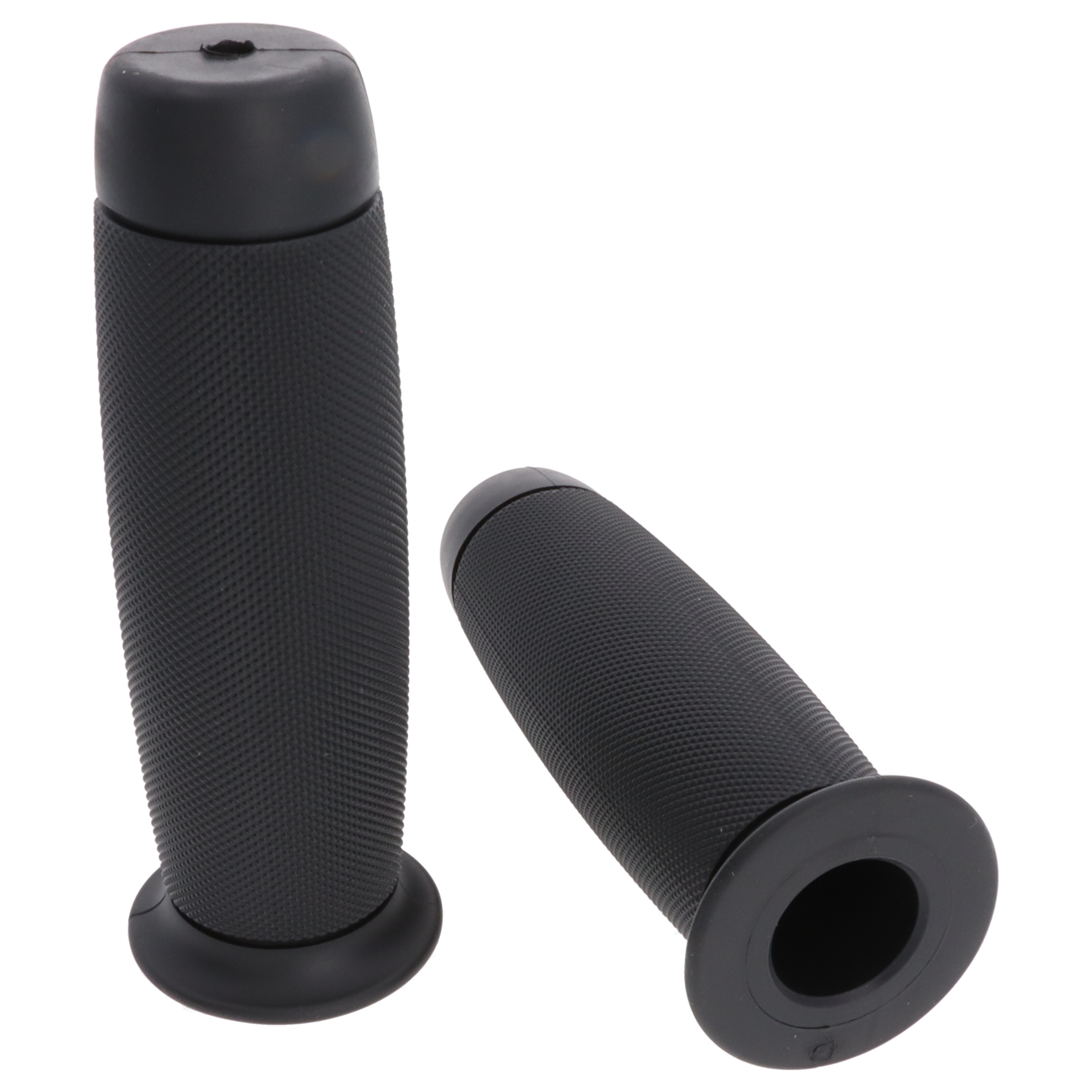 Griffgummi-Paar 22/25mm schwarz 7/8 Zoll Lenker 124mm Motorrad Roller Griffe