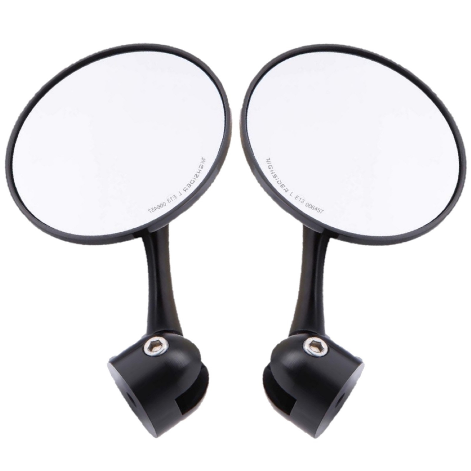 Lenkerendenspiegel Paar für Lenkrohr-Innendurchmesser von 12mm - 22mm