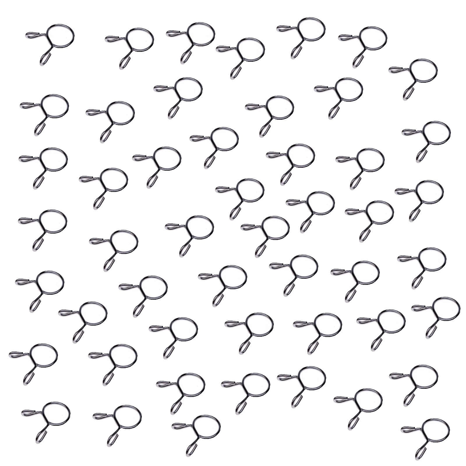 50x Klemme für Benzinschlauch / Kraftstoffschlauch 8 mm