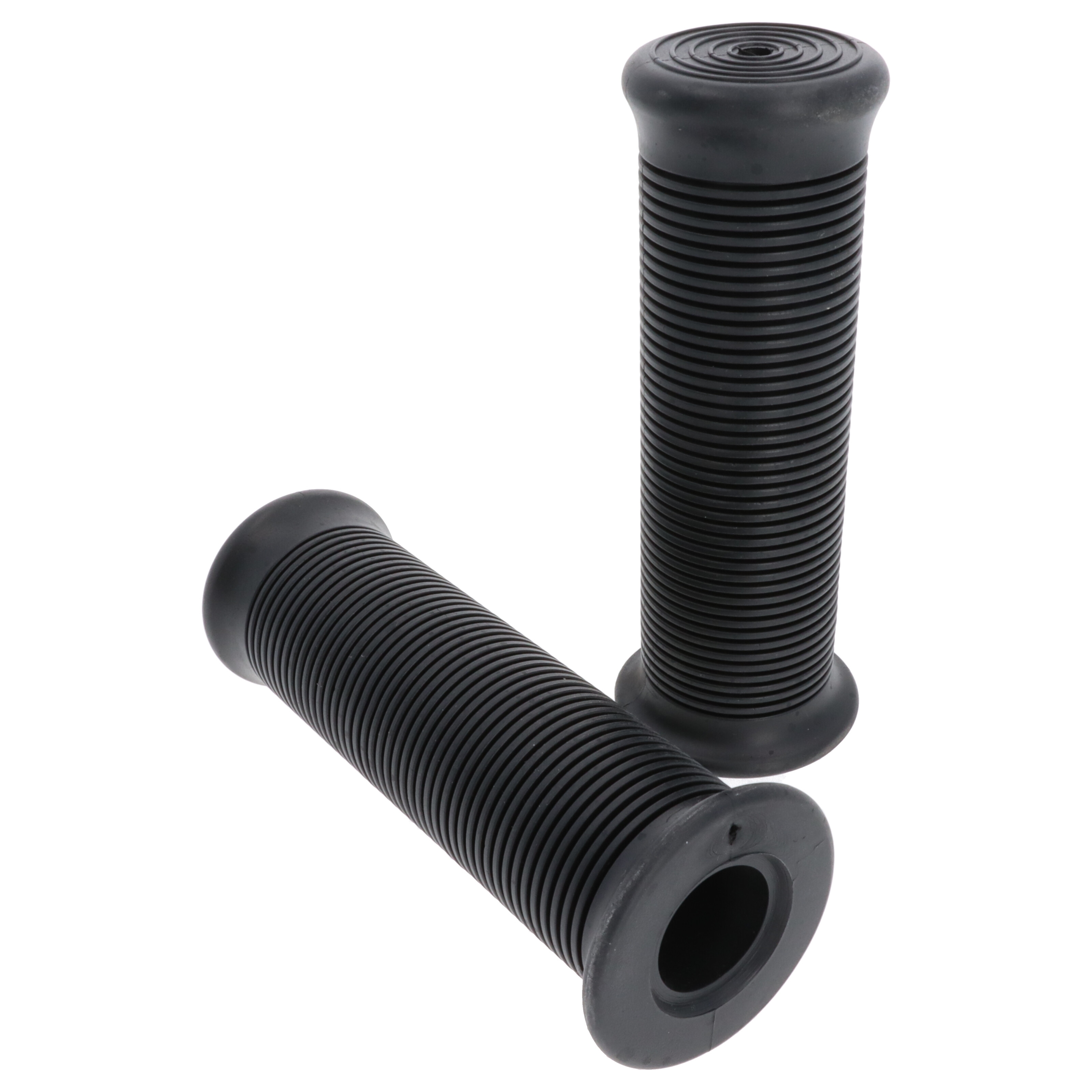 Griffgummi-Paar 22/25mm schwarz 7/8 Zoll Lenker 124mm Motorrad Roller Griffe