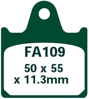 EBC Blackstuff Bremsbeläge hinten FA109 für Honda VF 1000 RE RF RG SC16
