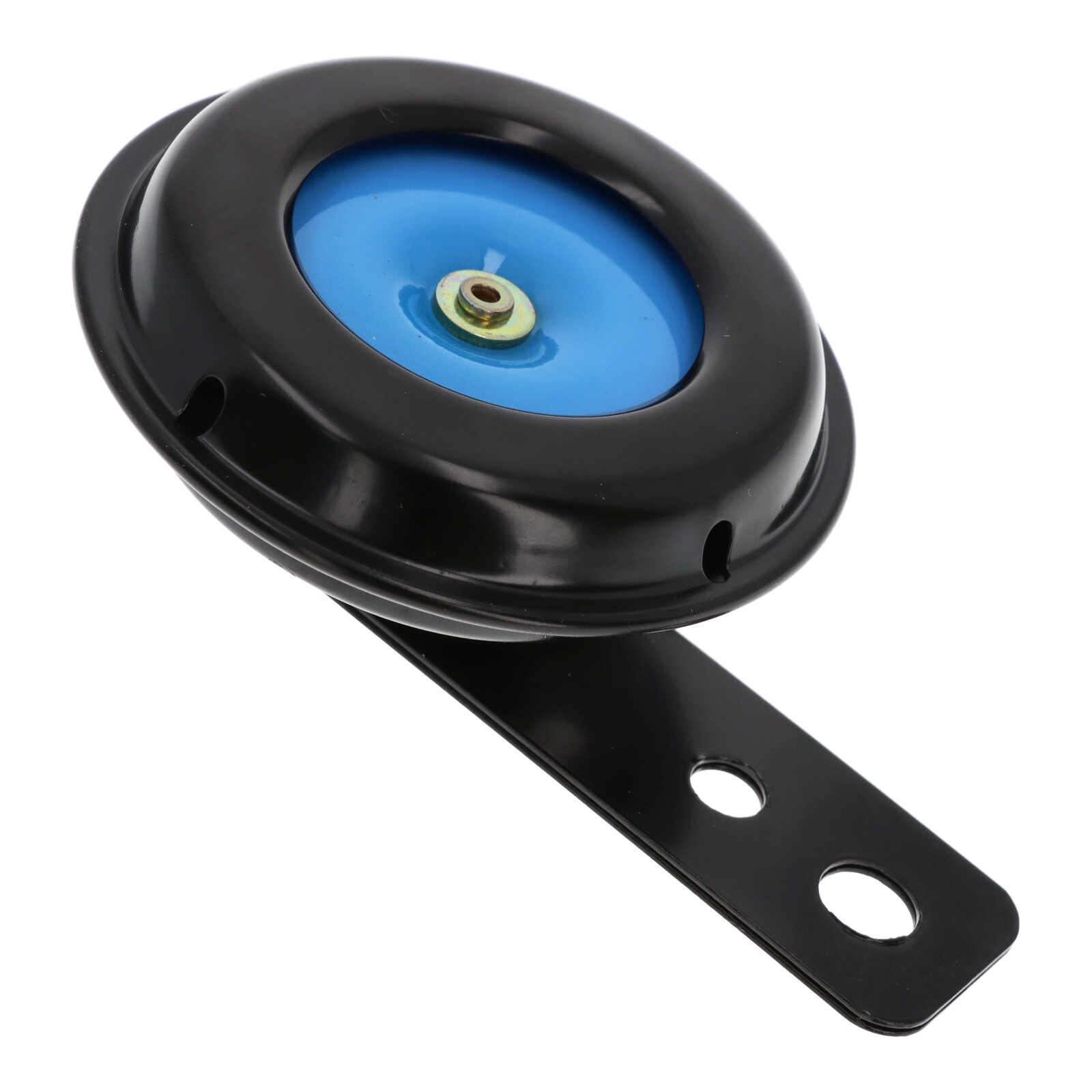 Motorrad Hupe schwarz-blau, 6 Volt, 65 mm E-geprüft