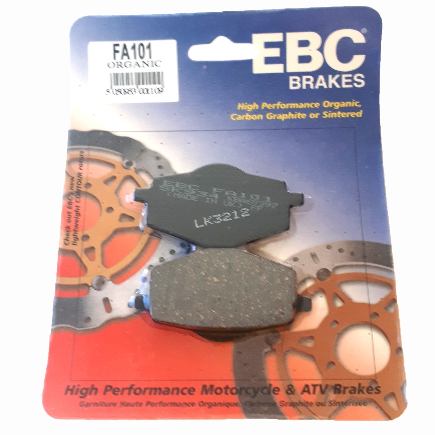 EBC Blackstuff Bremsbeläge FA101 Gilera RC 600 Yamaha DT RD TDR XT XTZ YZ TT YBR