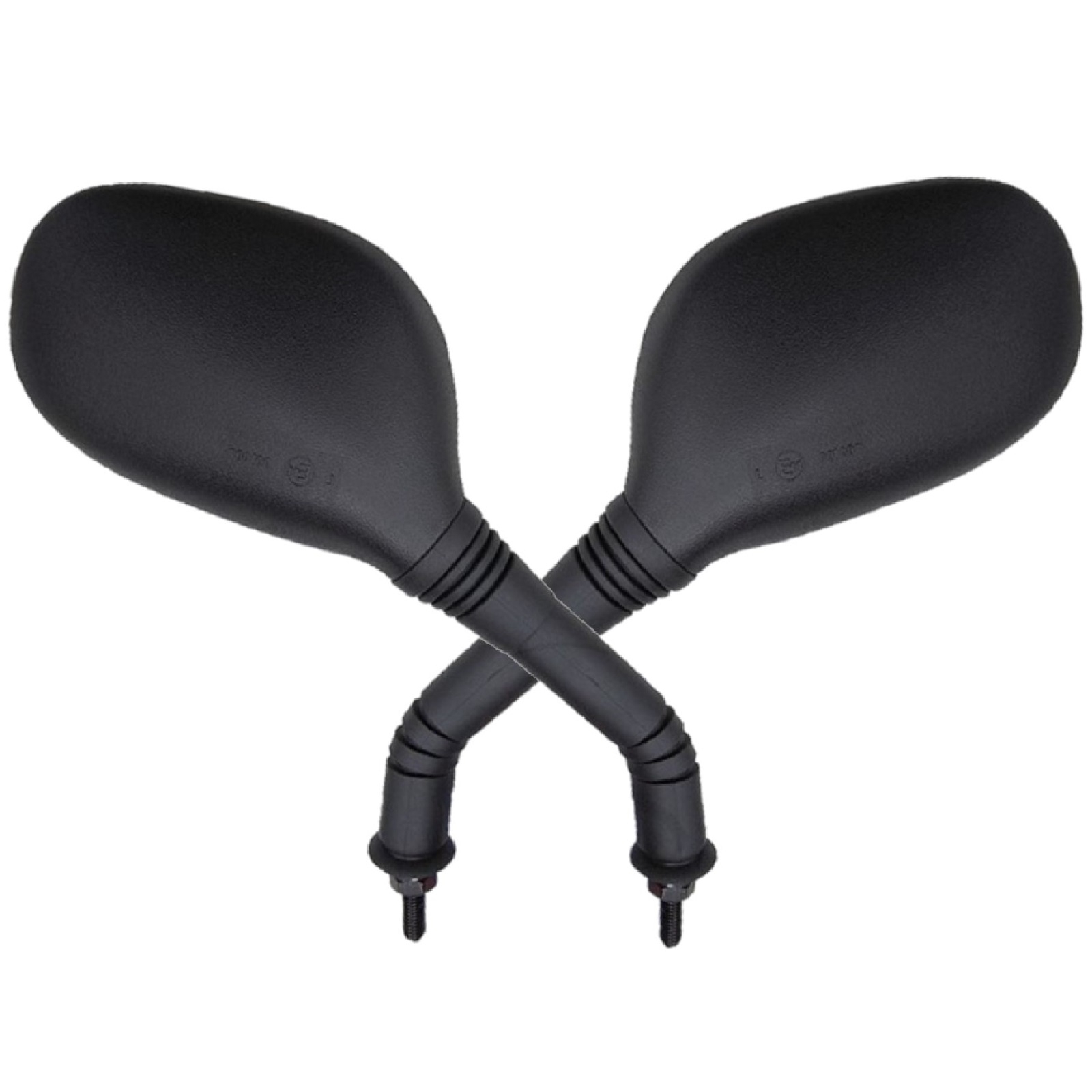 Spiegelpaar für Honda FES NES PES SES SH Daelim Otello 125 2007-2016 aus Kunsstoff in schwarz mit M8 Gewinde e-geprüft