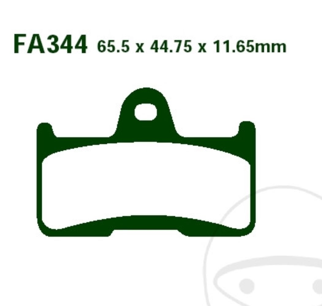 EBC Bremsbeläge FA344TT für Yamaha Goes YFM 660 G 520 525i UTX 2WD Max Limited F
