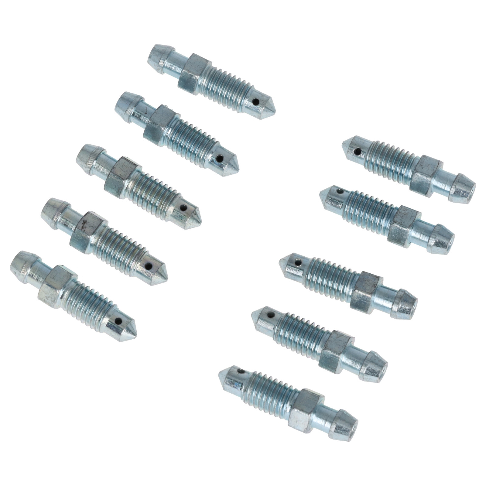 10x Bremsen Entlüfterschraube Entlüftungsventile M8x1.25x32.4 mm SW9 für Mercedes BMW