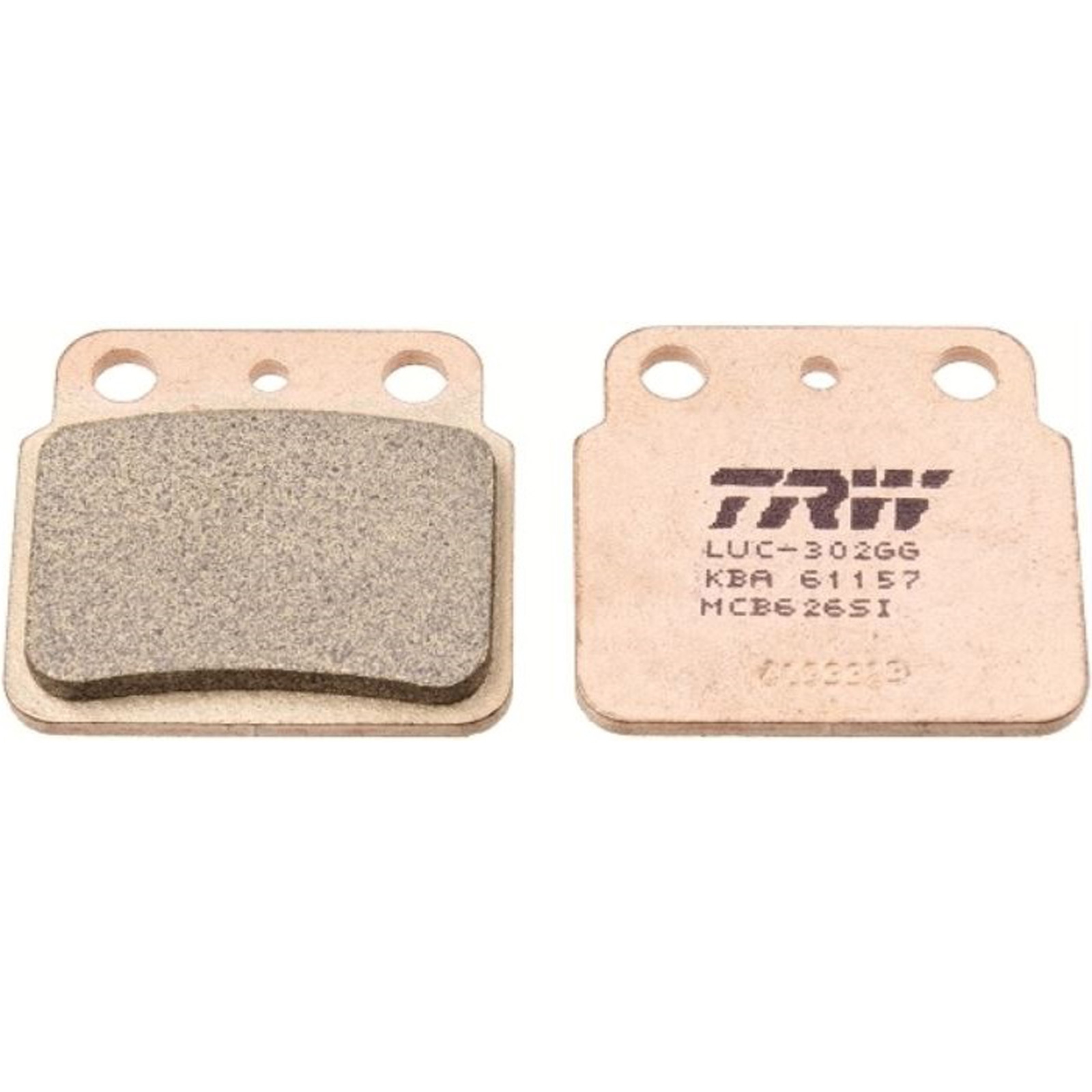 TRW MCB626SI Bremsbeläge hinten für Suzuki LT-Z 400 Quadsport LT-R 450 Kawasaki KFX400 A KSF
