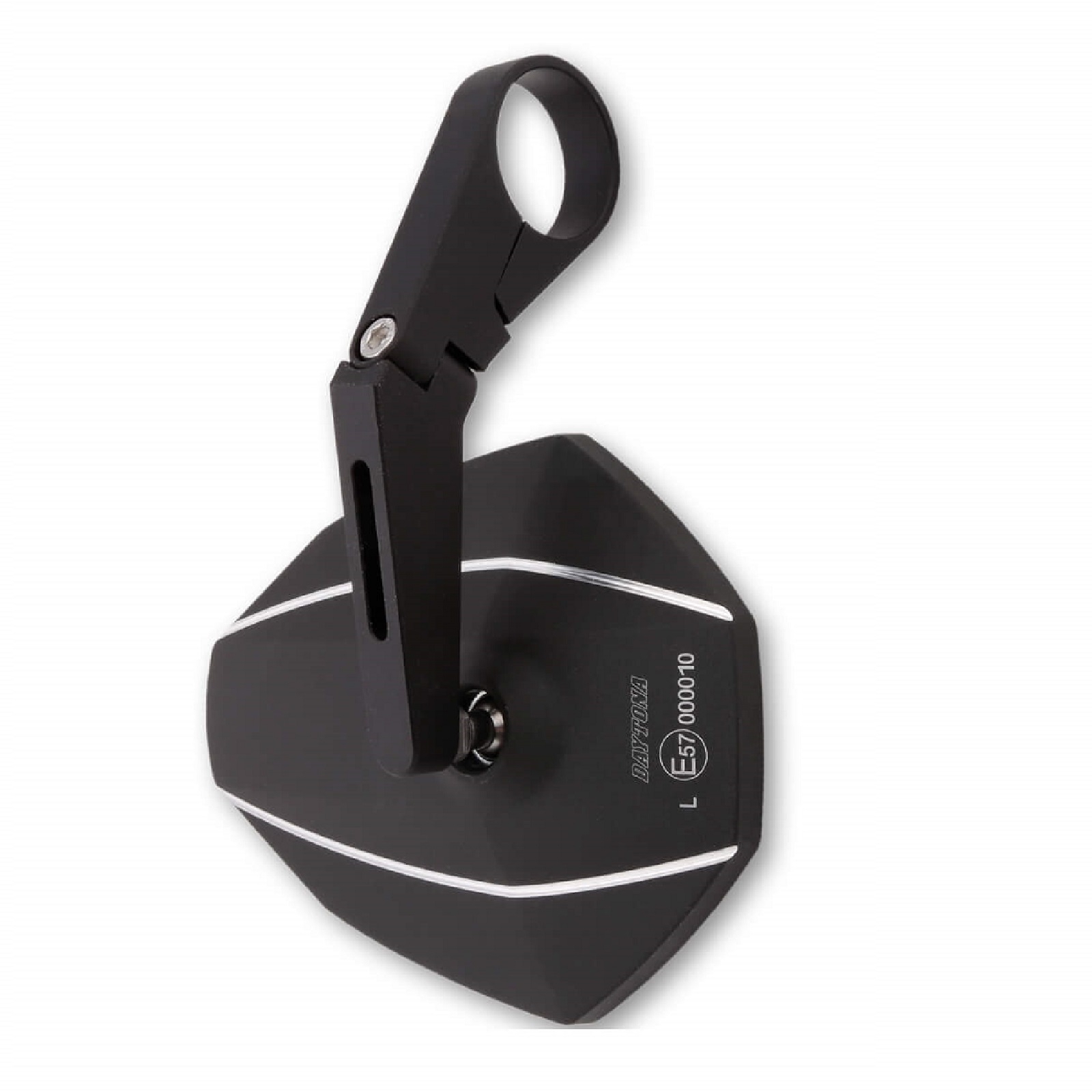 Lenkerendenspiegel Universal Aluminium schwarz für 1 Zoll und 7/8 Zoll Lenker