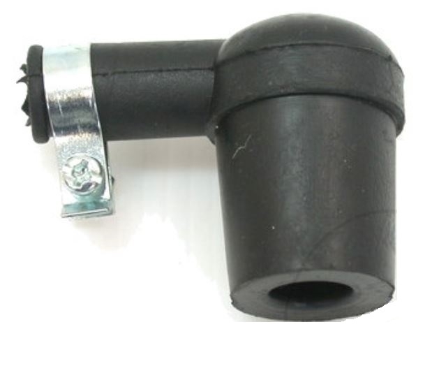 Zündkerzenstecker schwarz 90° für Simson MZ Trabant Wartburg Barkas S51 SR50