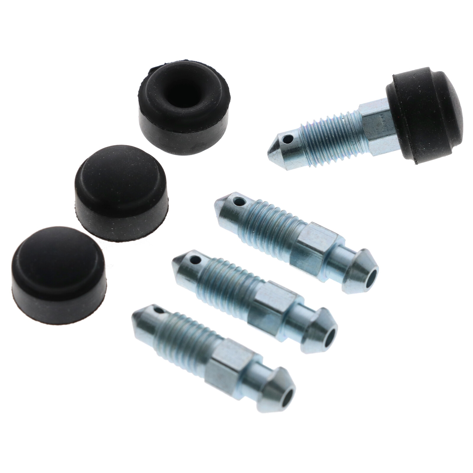 4x Quick Brake QB0053X-4 Bremssattel Entlüfterschraube Entlüftungsventile M7x1x25.7 mit Kappen