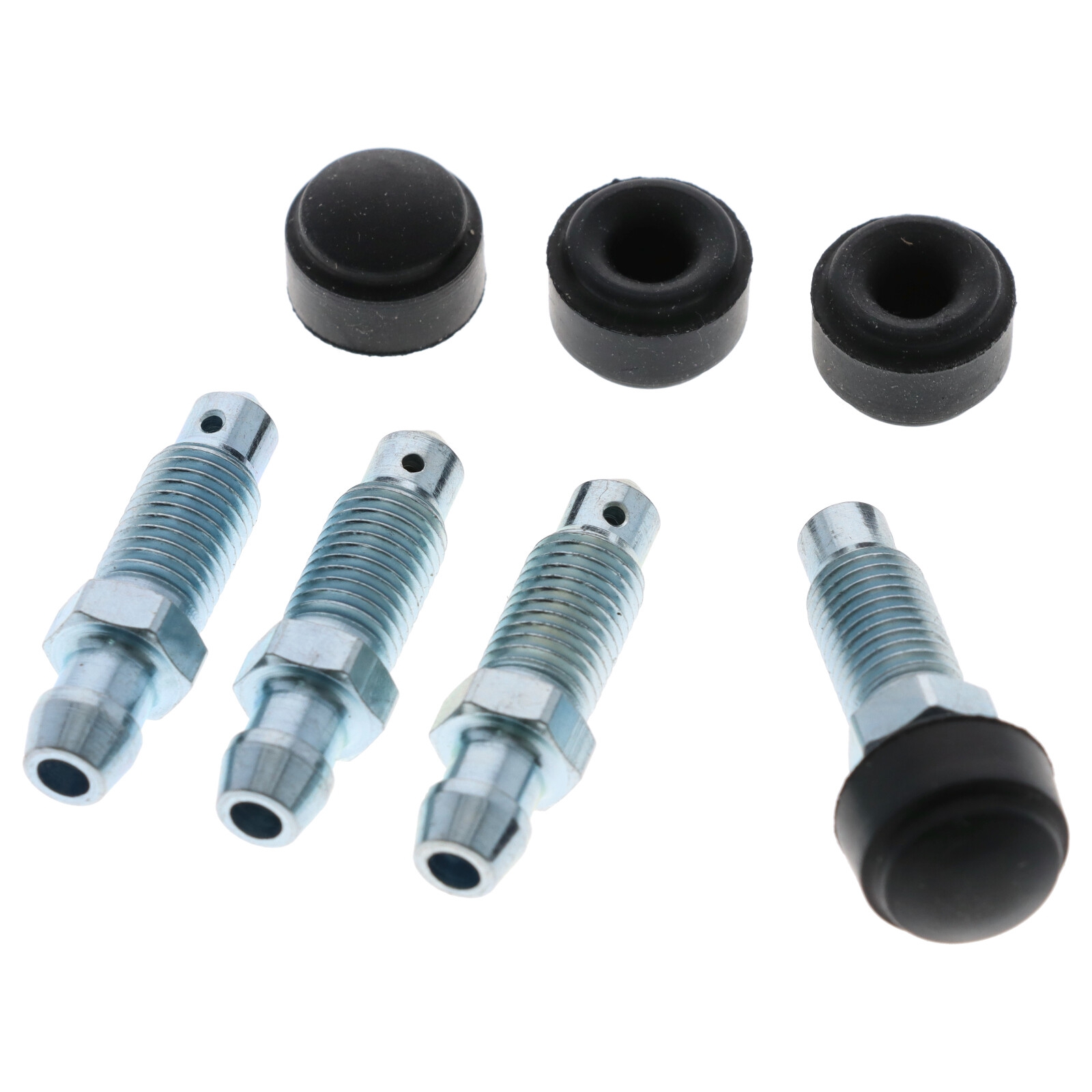4x Quick Brake QB0090-4 Bremssattel Entlüfterschraube Entlüftungsventile M8x1x33.5 mit Kappen