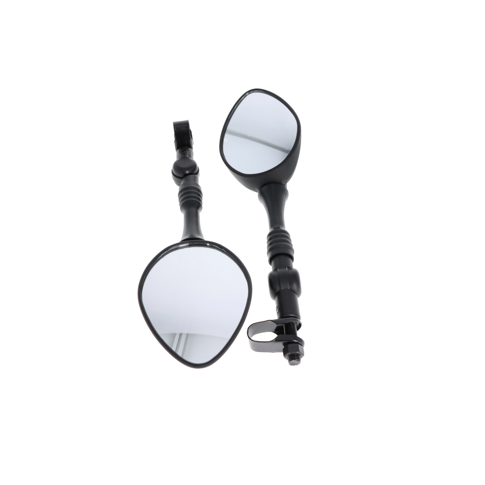 Spiegelpaar für KTM Enduro Suzuki RM Husqvarna ATV Quad Cross schwarz E-geprüft