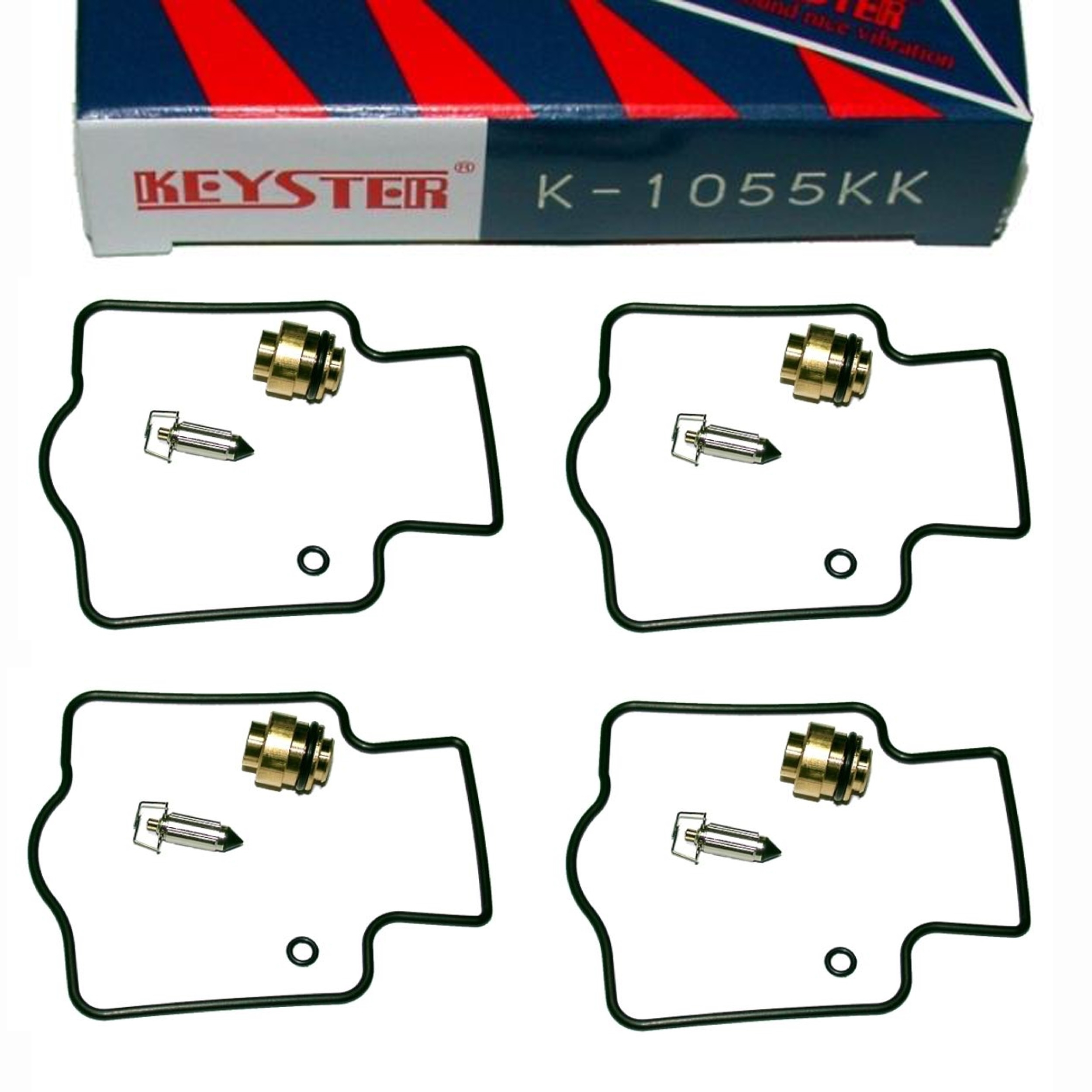 4x Keyster K-1055KK Vergaser Reparatursatz für Kawasaki ZX-10 1000 B Tomcat 1988-1990