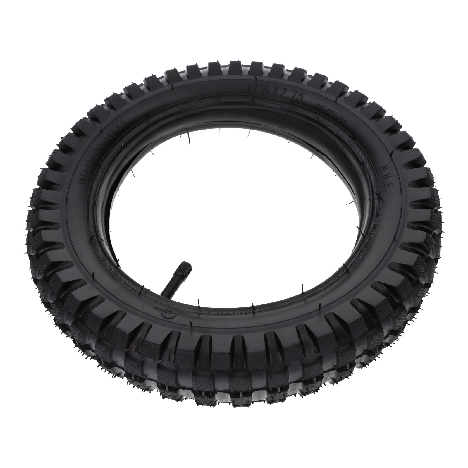 2x Crossreifen mit Schlauch 12.5x2.75 Reifen für Motocross Minicross Dirt Bike