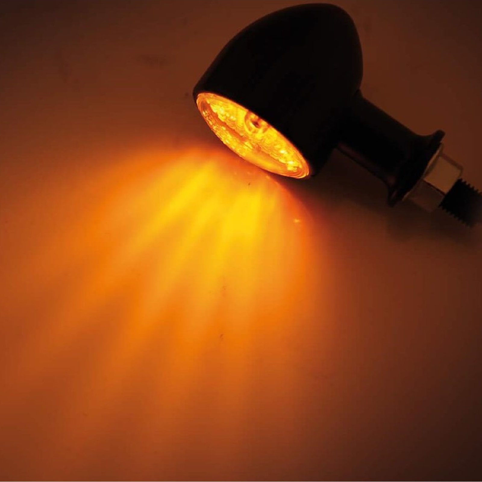 Blinkerleuchten Paar für vorne und hinten aus Aluminium in schwarz für viele Fahrzeuge