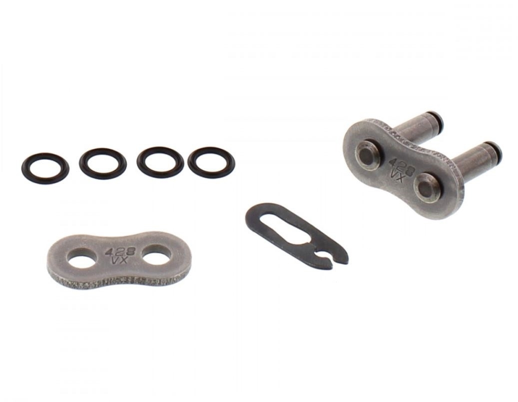 DID VX Motorrad X-Ringkette verstärkt 428 Teilung 136 Glieder offen +Clipschloss