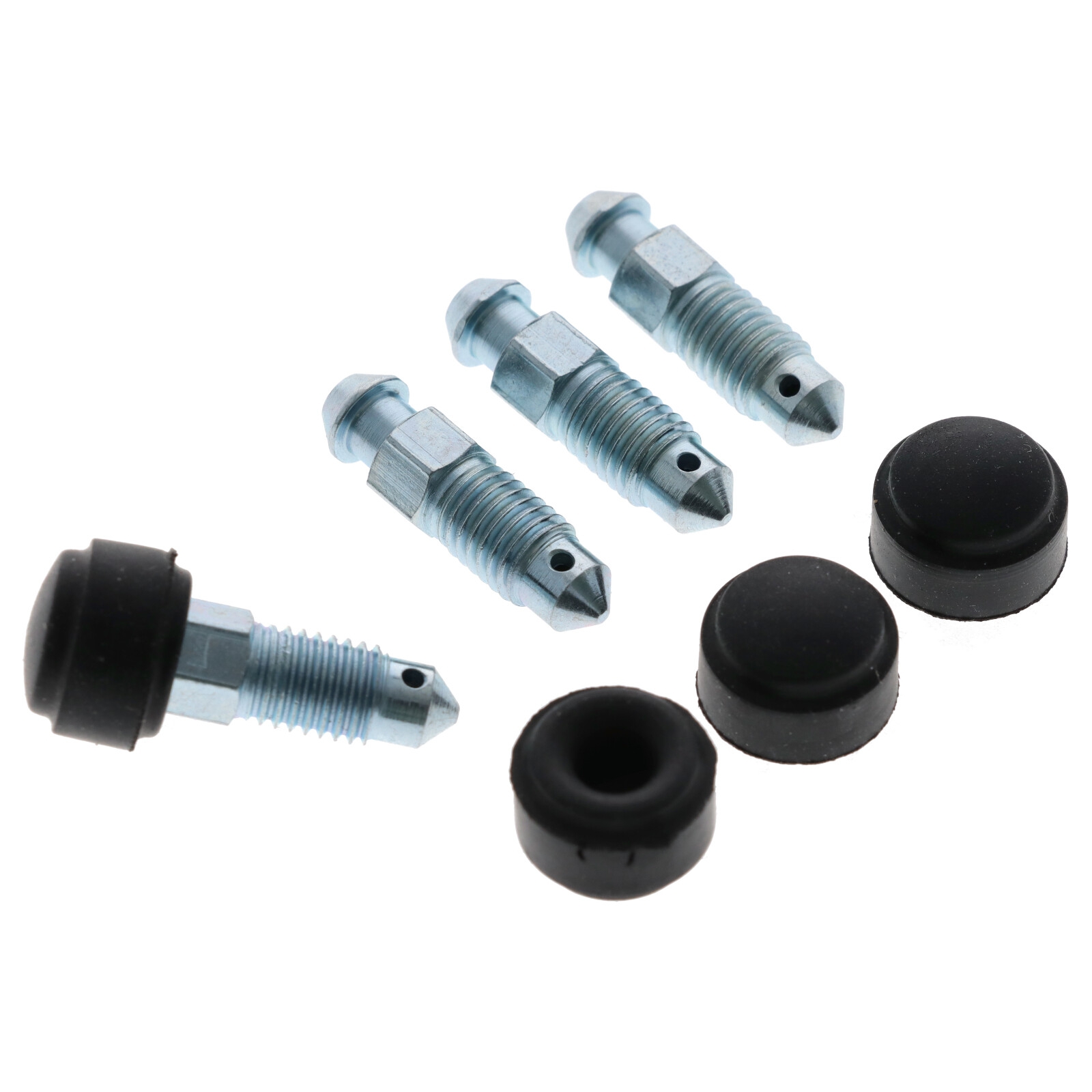 4x Quick Brake QB0053X-4 Bremssattel Entlüfterschraube Entlüftungsventile M7x1x25.7 mit Kappen