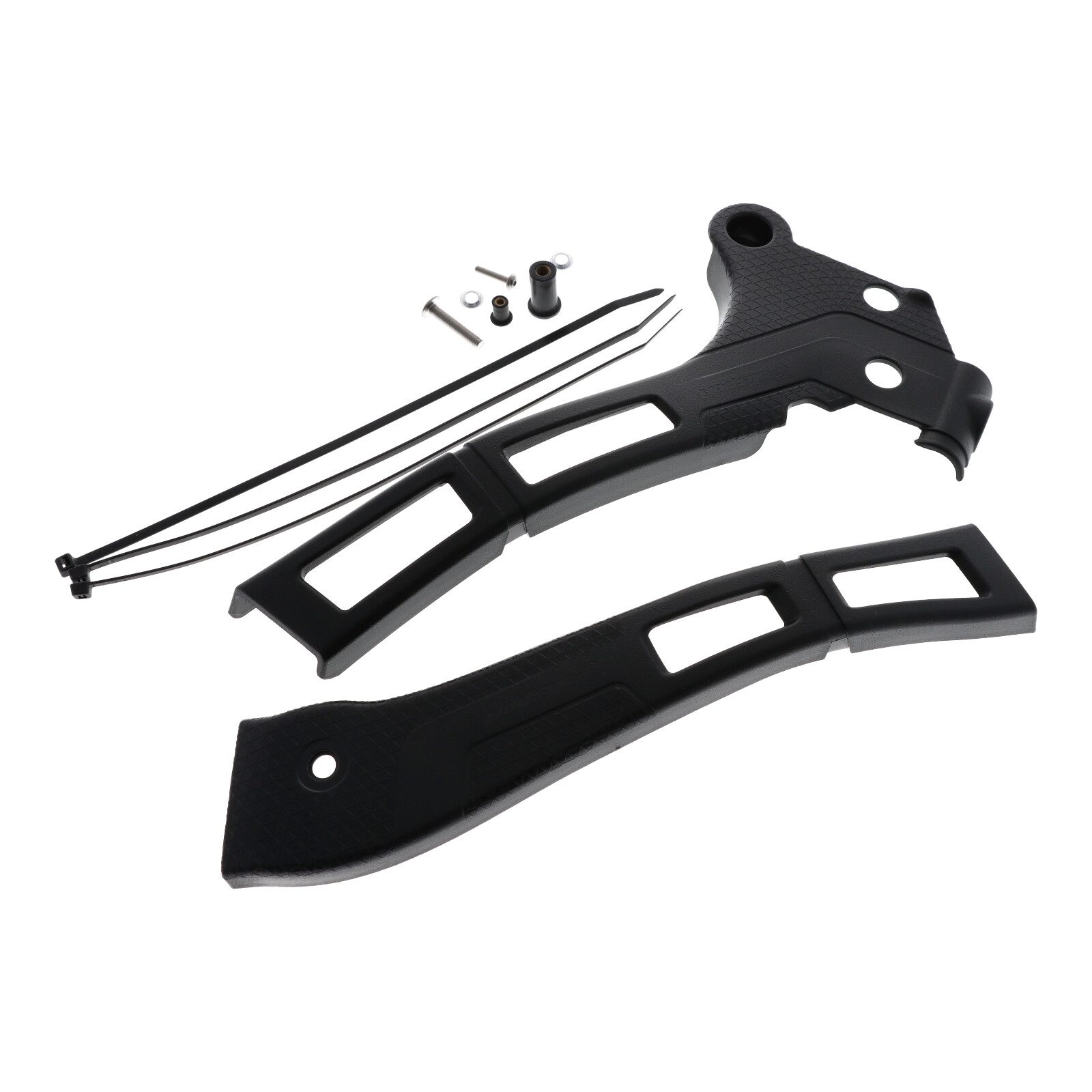 Polisport 8466700001 Rahmenprotektor Satz schwarz für Yamaha YZ125  YZ250 2005-2017