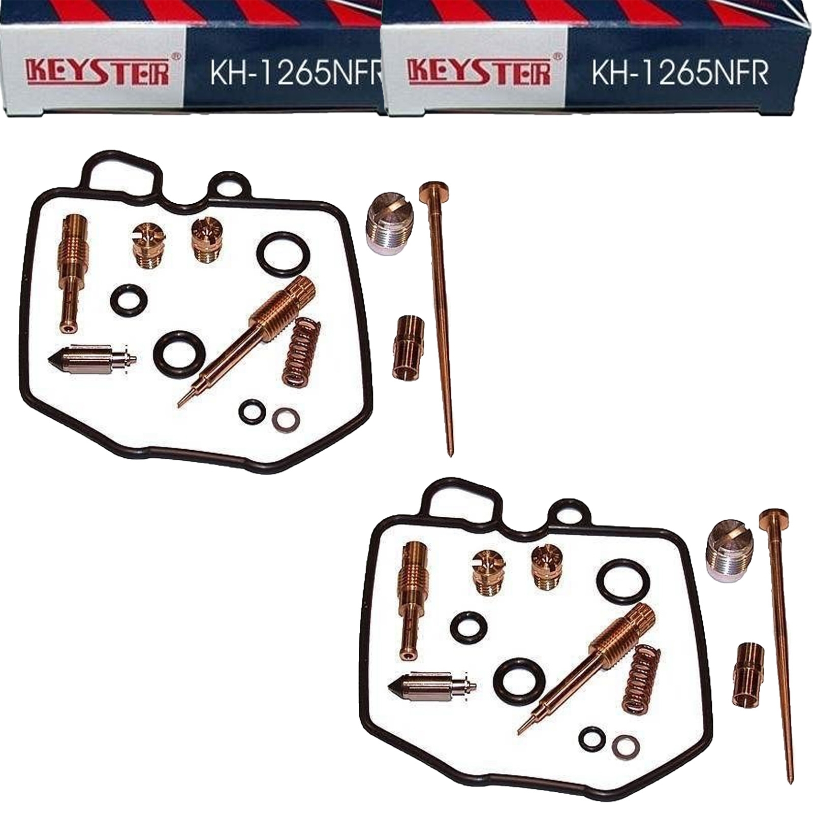 2x Keyster KH-1265NFR Vergaser Reparatursatz für Honda CX500 E GL500 D Silverwing