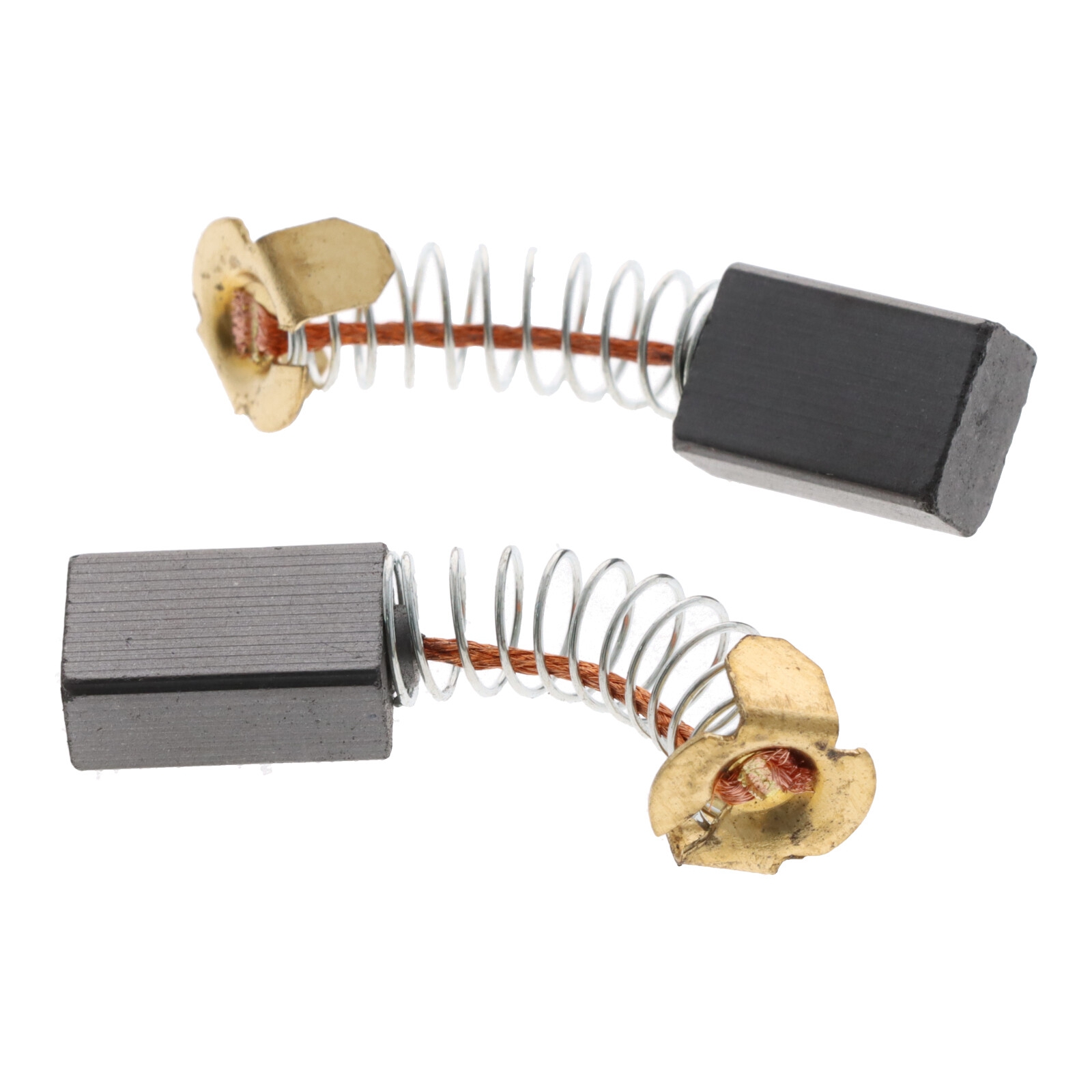 2x Motorkohlen Kohlebürsten Kohlen Motorbürsten Schleifkohlen 6x10x15 mm
